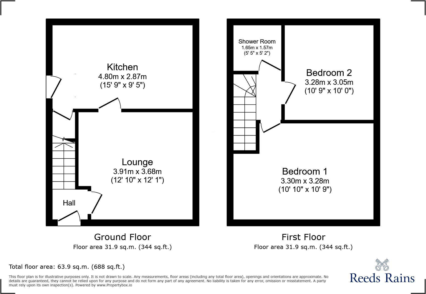 2 bed Semi-Detached