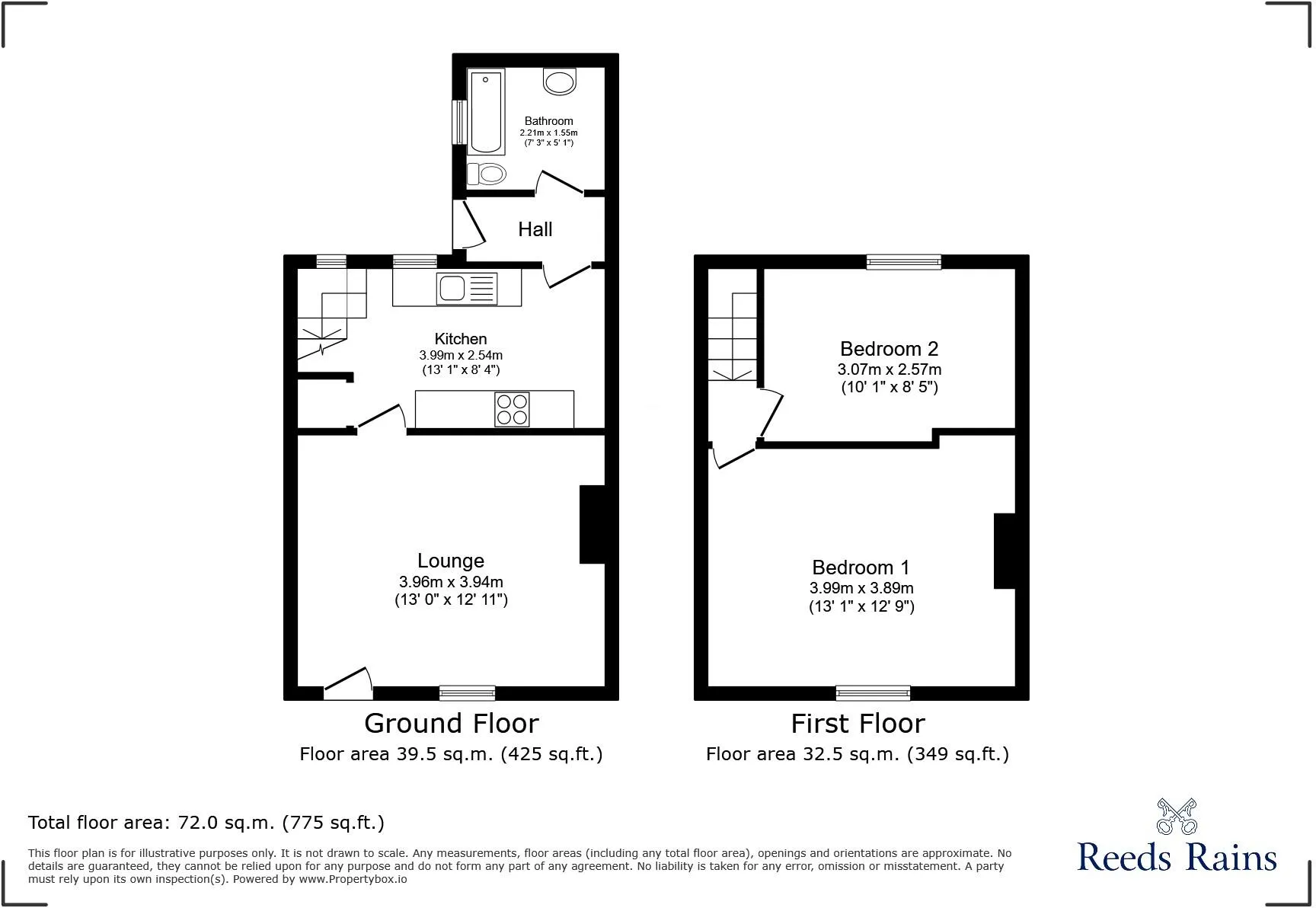2 bed Terraced
