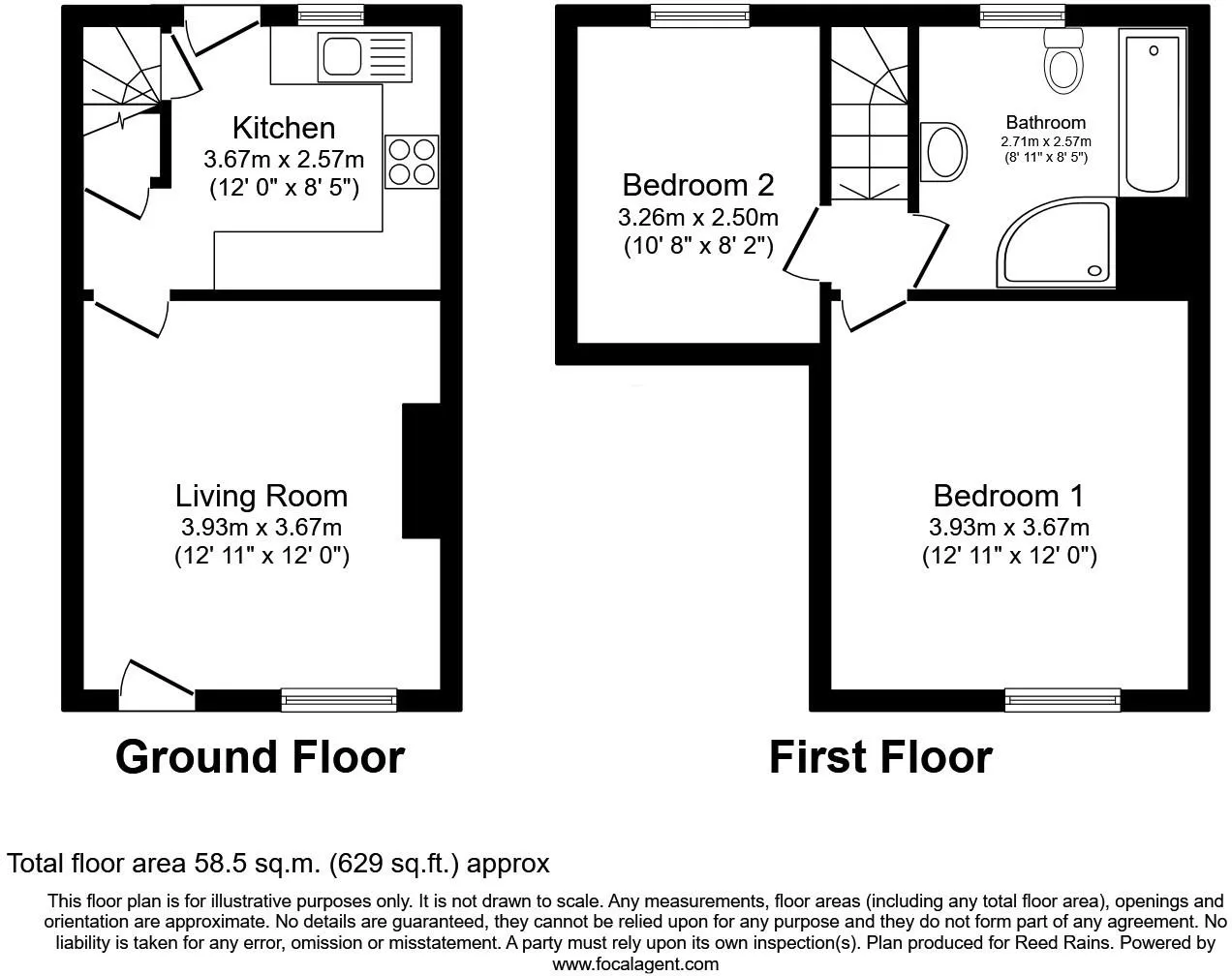 2 bed Terraced