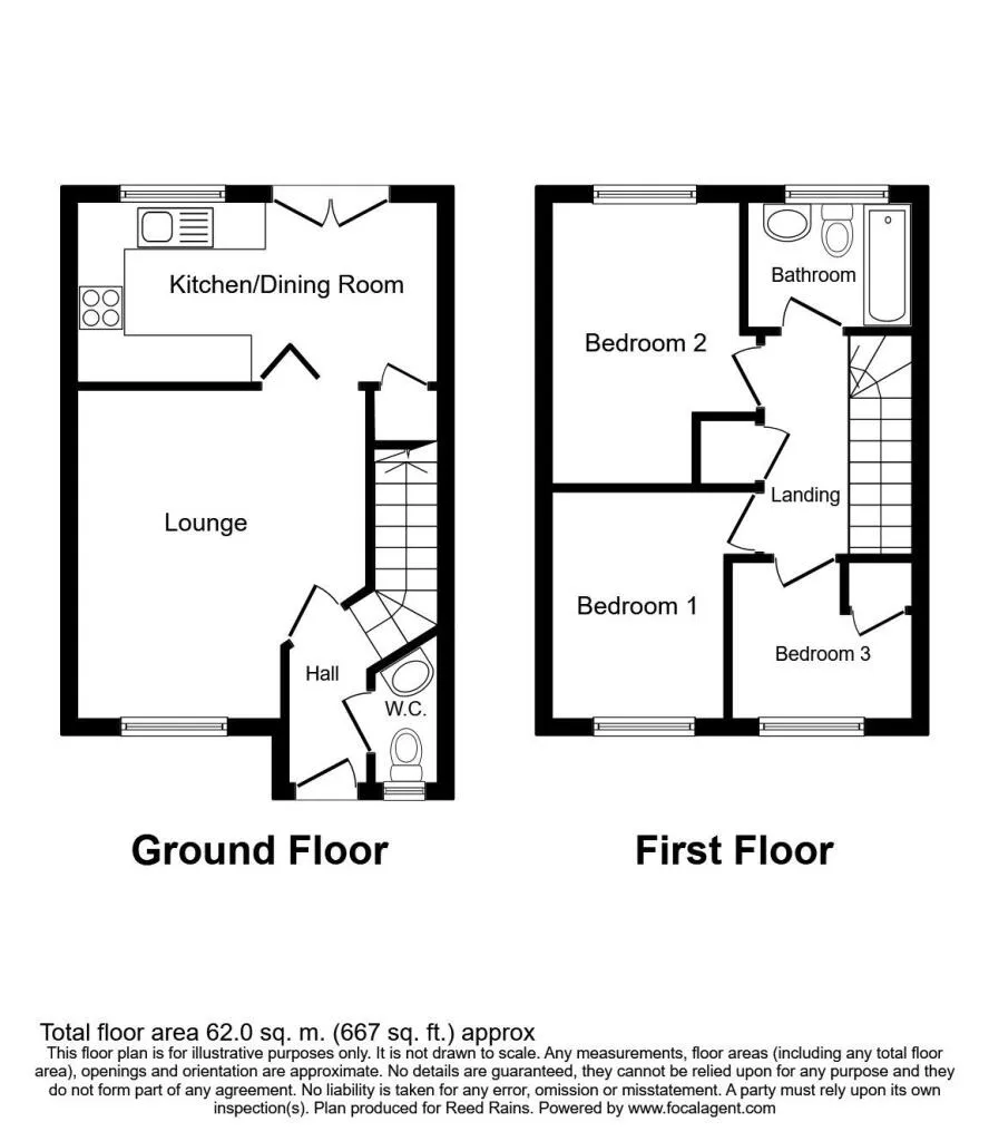 3 bed End of Terrace