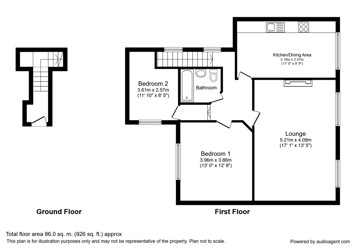 2 bed Commercial Property