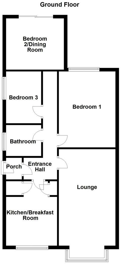 2 bed Semi-Detached Bungalow