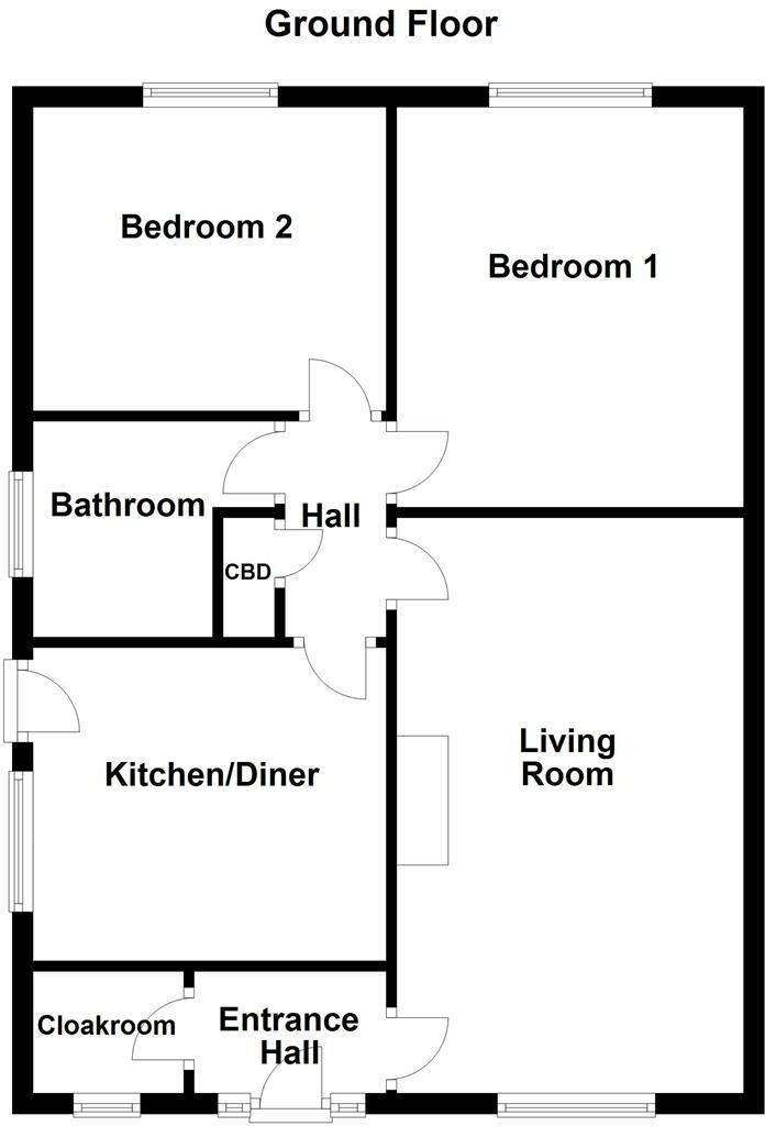 2 bed Detached Bungalow