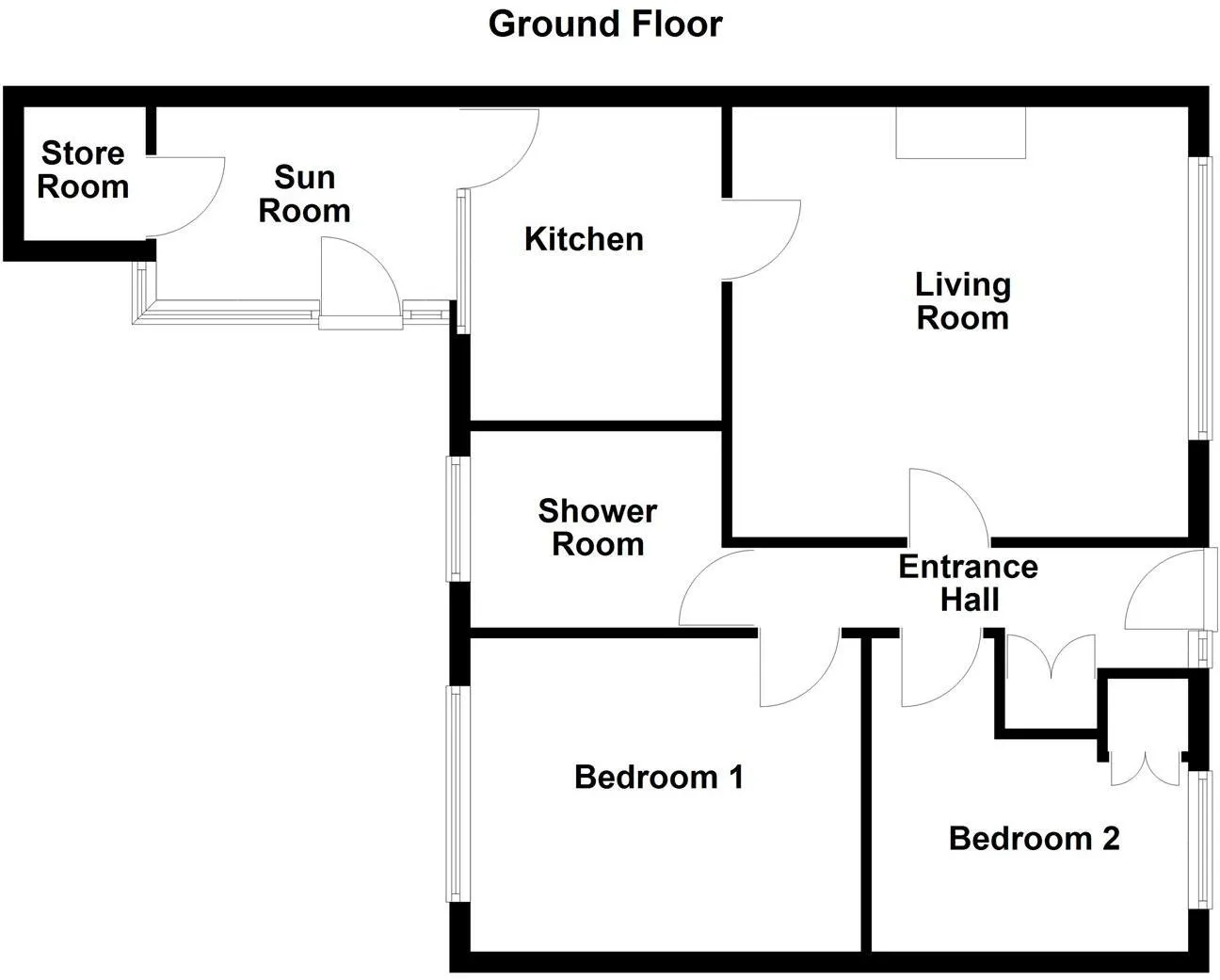2 bed Semi-Detached Bungalow