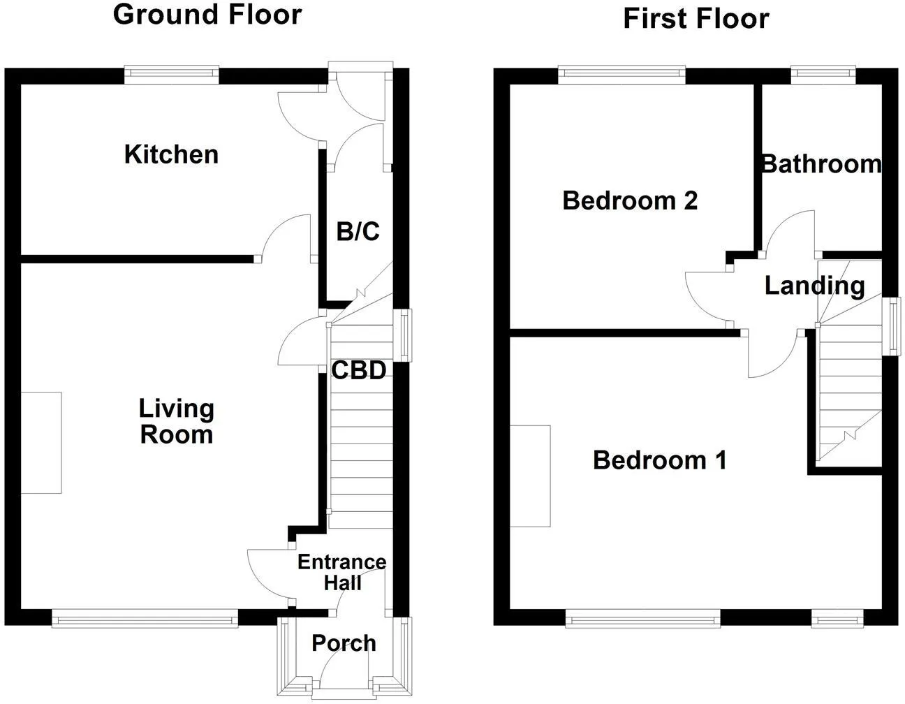 2 bed Semi-Detached