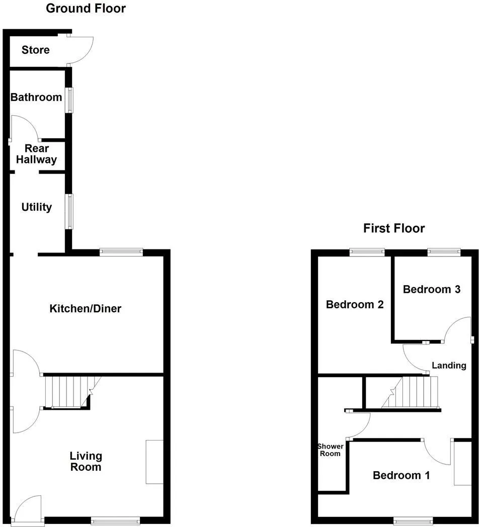 3 bed End of Terrace