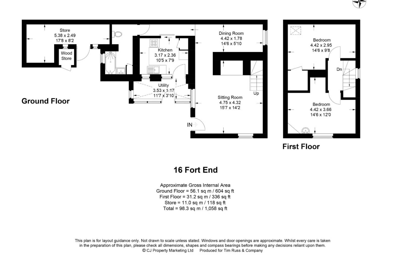 Fort Cottage, 16 Fort End, Haddenham, Aylesbury, HP17 8EJ