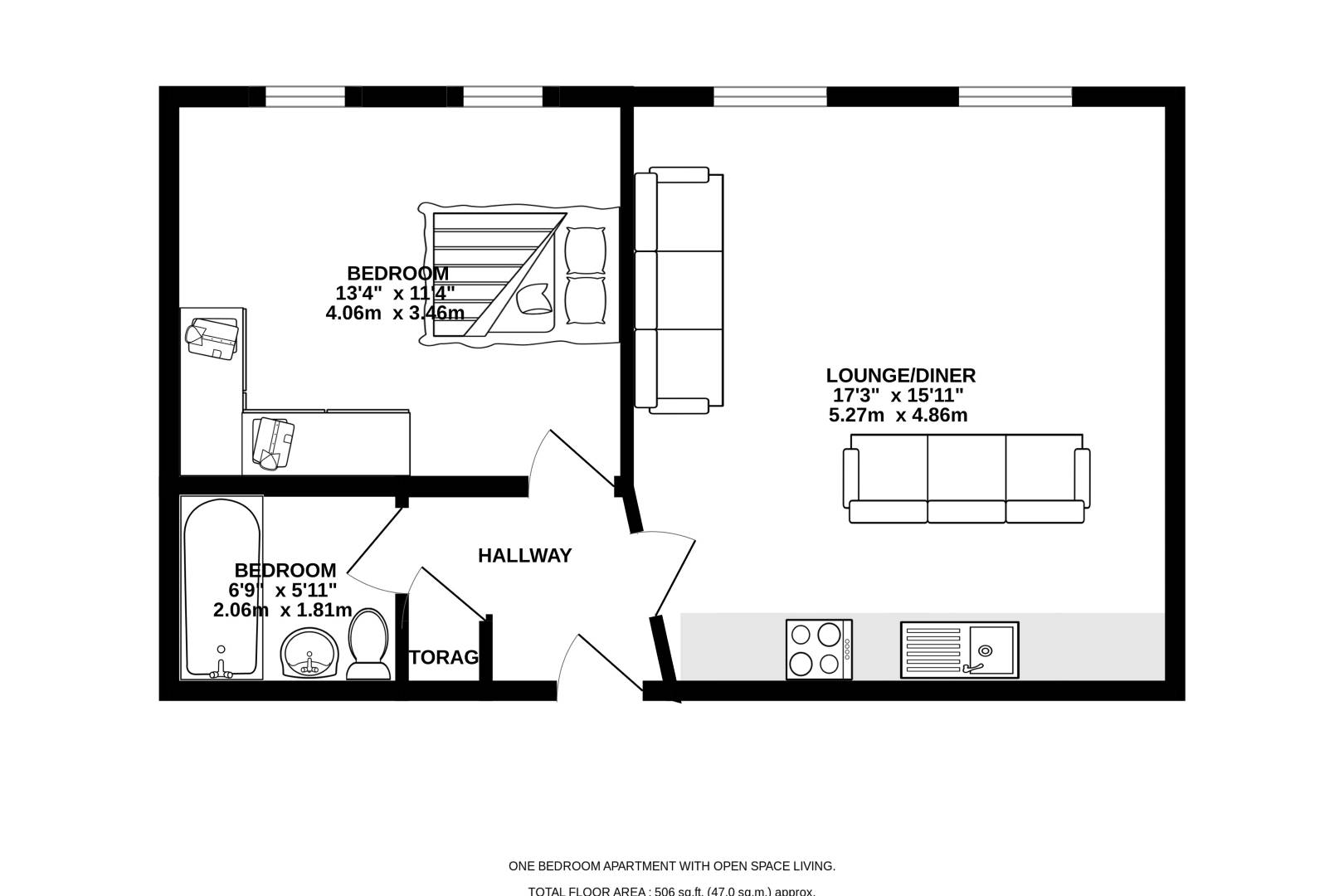Flat 18, Shorts Building, 65 Beauvais Square, Shortstown, Bedford, MK42 0GG