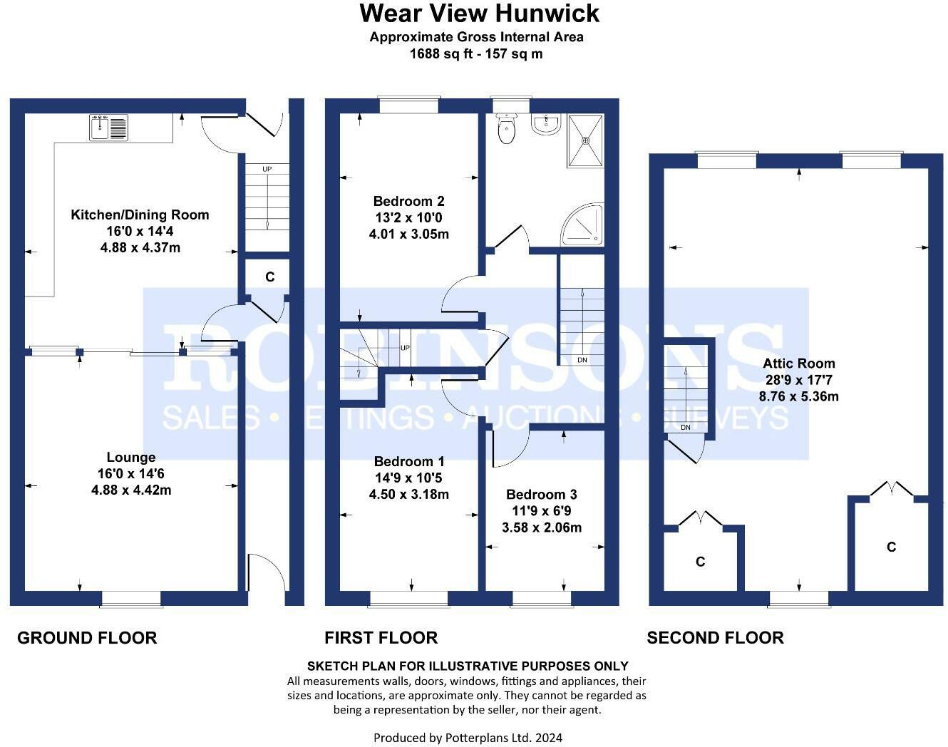3 bed Terraced