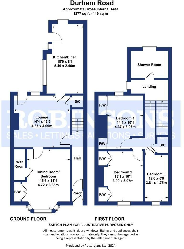 3 bed Terraced