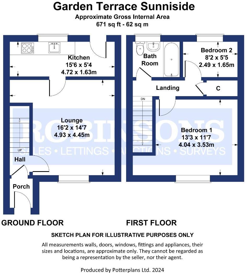2 bed Terraced