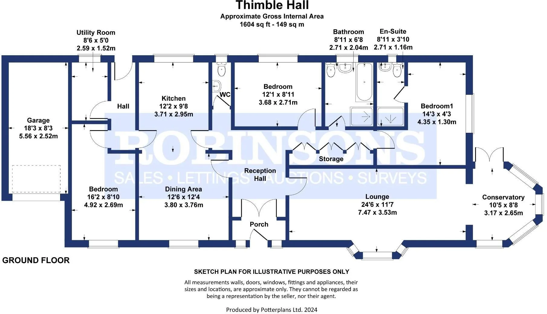 3 bed Detached Bungalow