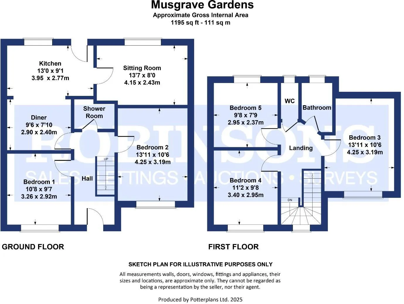 5 bed House