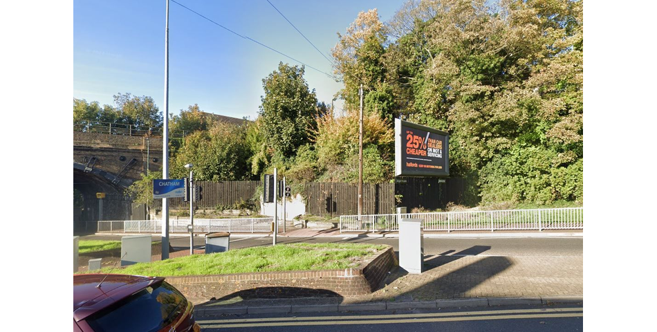 Land Between Chatham Hill and Mount Pleasant, Chatham, Kent, ME5 7AB - Producing £5000.00 p/annum