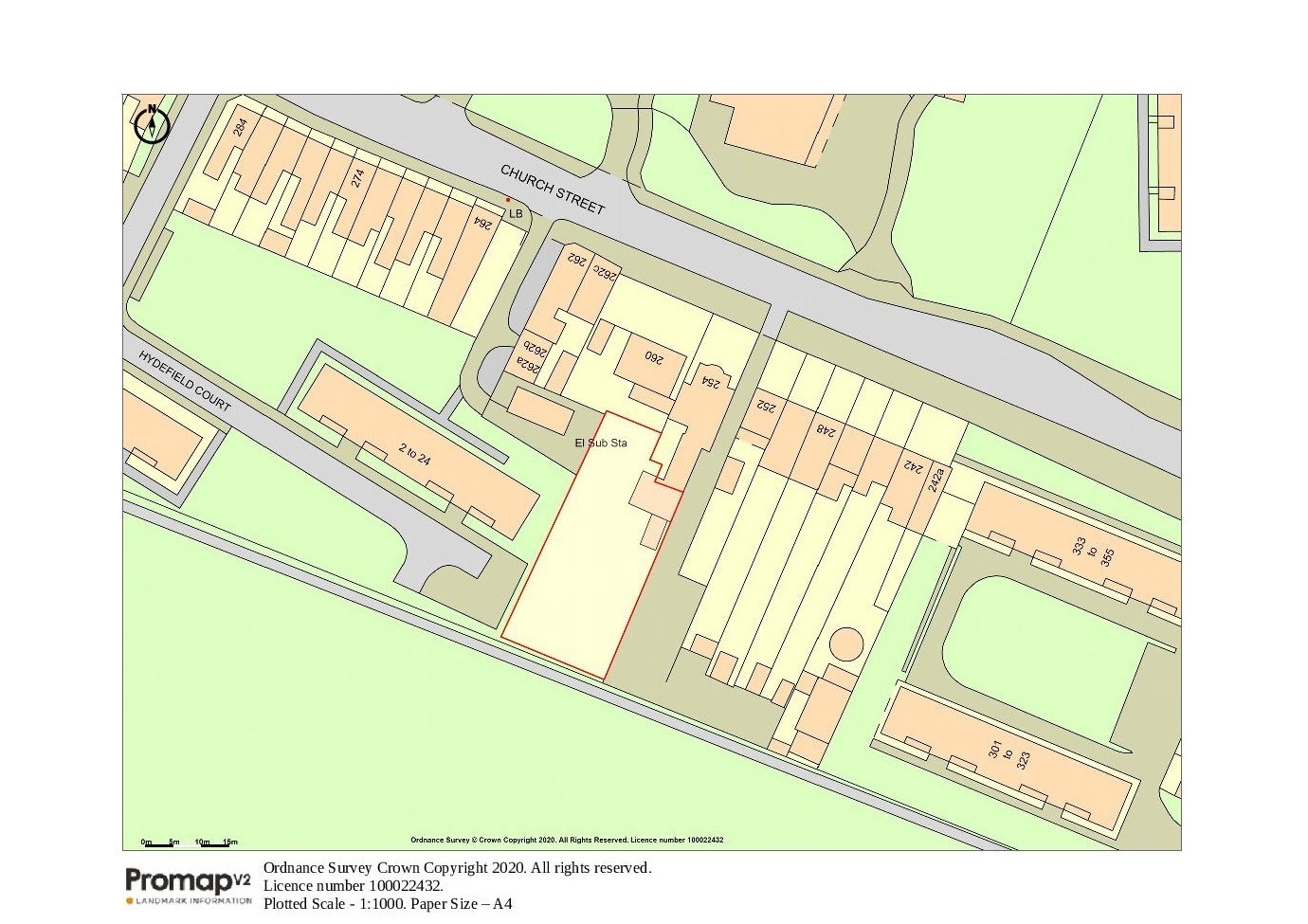 Land to the rear of 254 Church Street, Edmonton, London, N9 9HQ