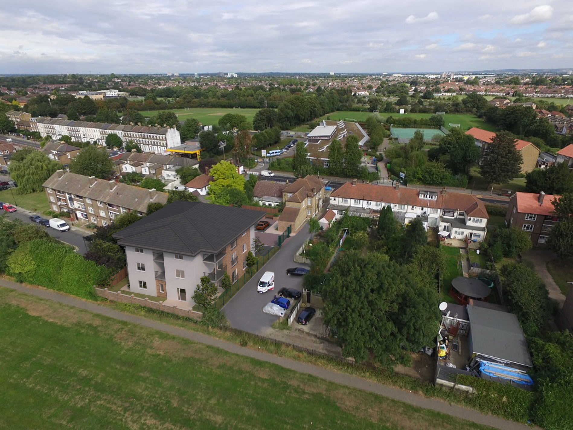 Land to the rear of 254 Church Street, Edmonton, London, N9 9HQ
