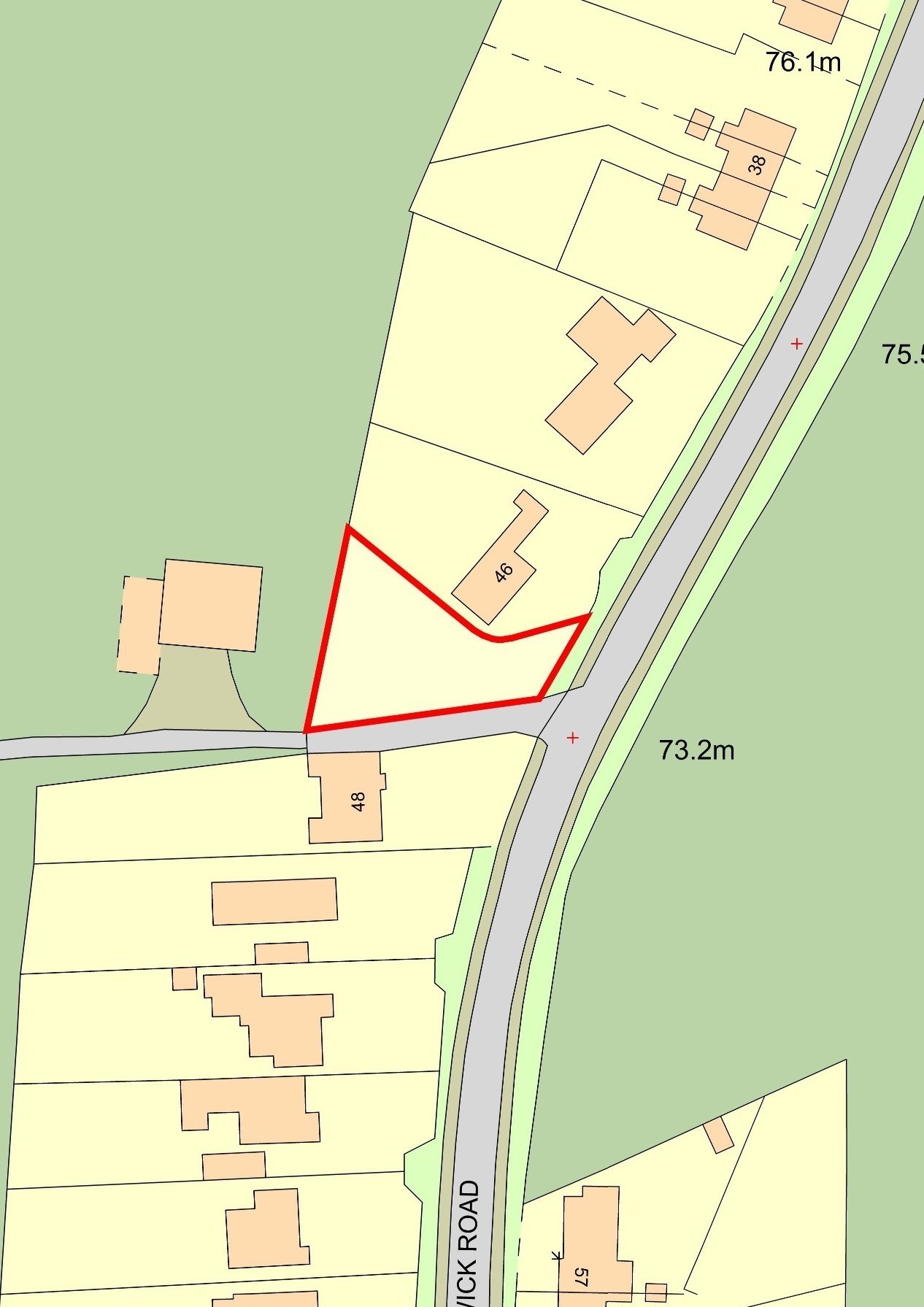Land adjacent to 46 Flitwick Road, Maulden, Bedford, Bedfordshire MK45 2BJ