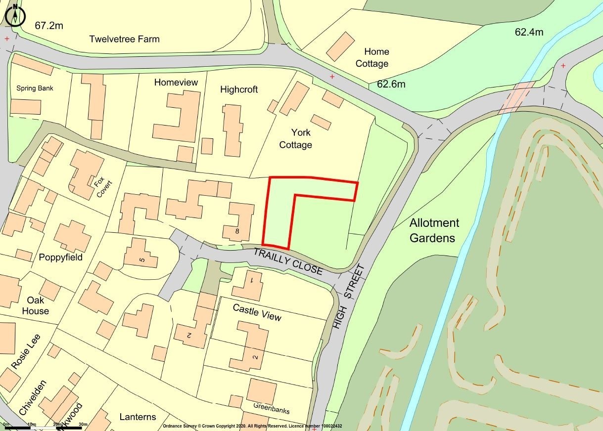 Land at Trailly Close, Yeldon, Bedfordshire MK44 1JH