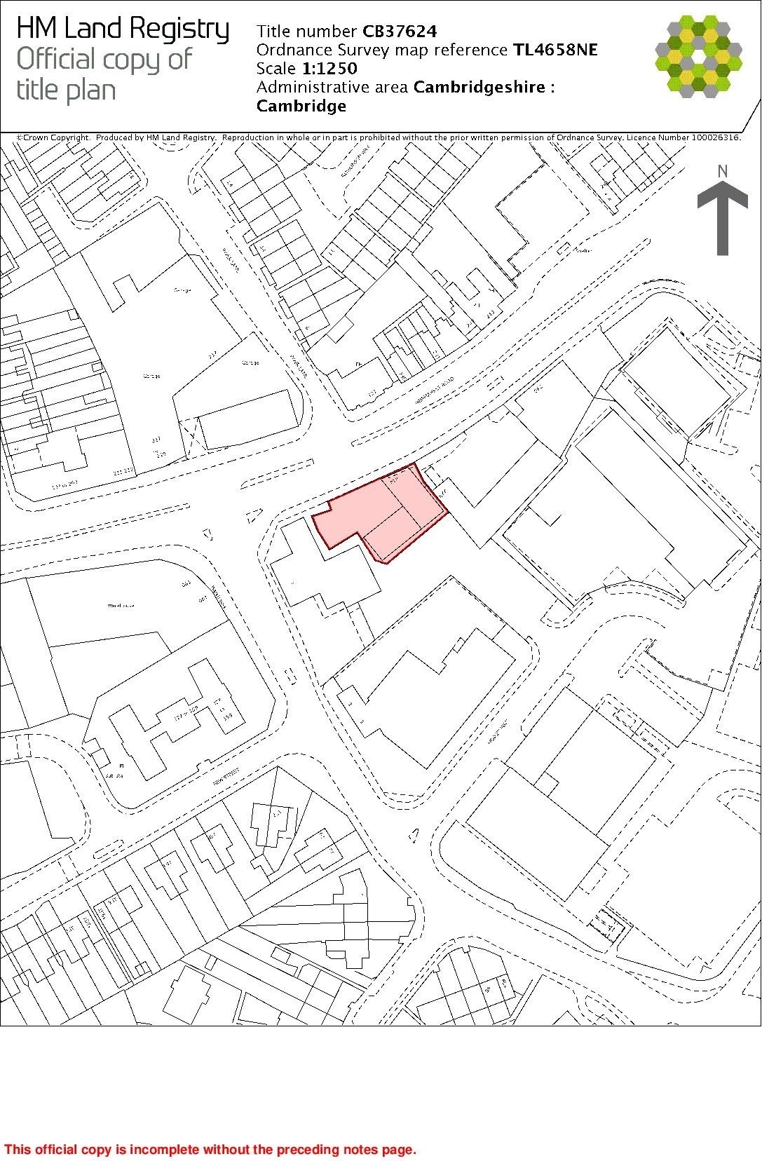 Site at 212 & 214 Newmarket Road, Cambridge, Cambridgeshire CB5 8JL
