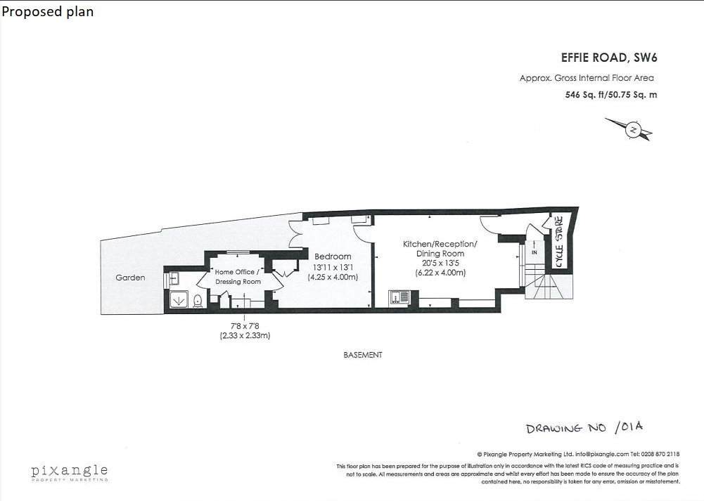 Flat with private garden, 2 Effie Road, Fulham, SW6 1TB
