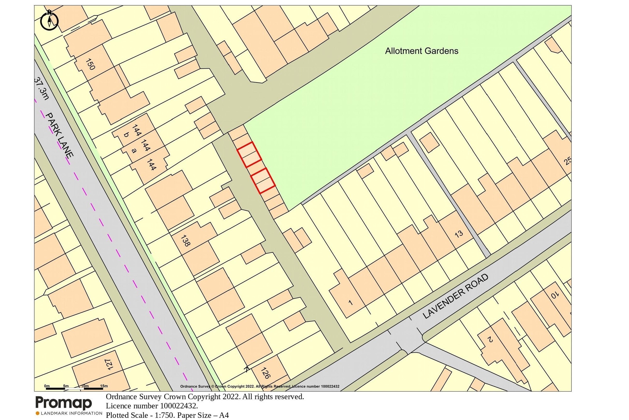 Garages, 4, 5, 7  and 8 off Lavender Road, Wallington, Surrey, SM5 3EF
