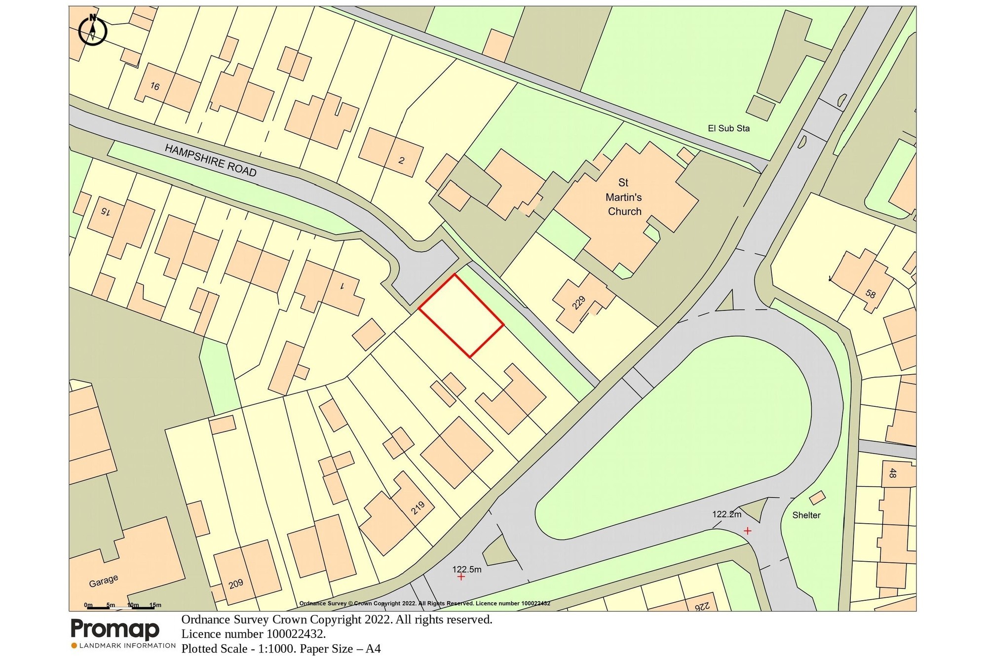 Land rear of 227 Upper College Ride (fronting Hampshire Road) Old Dean, Camberley, Surrey GU15 4HE