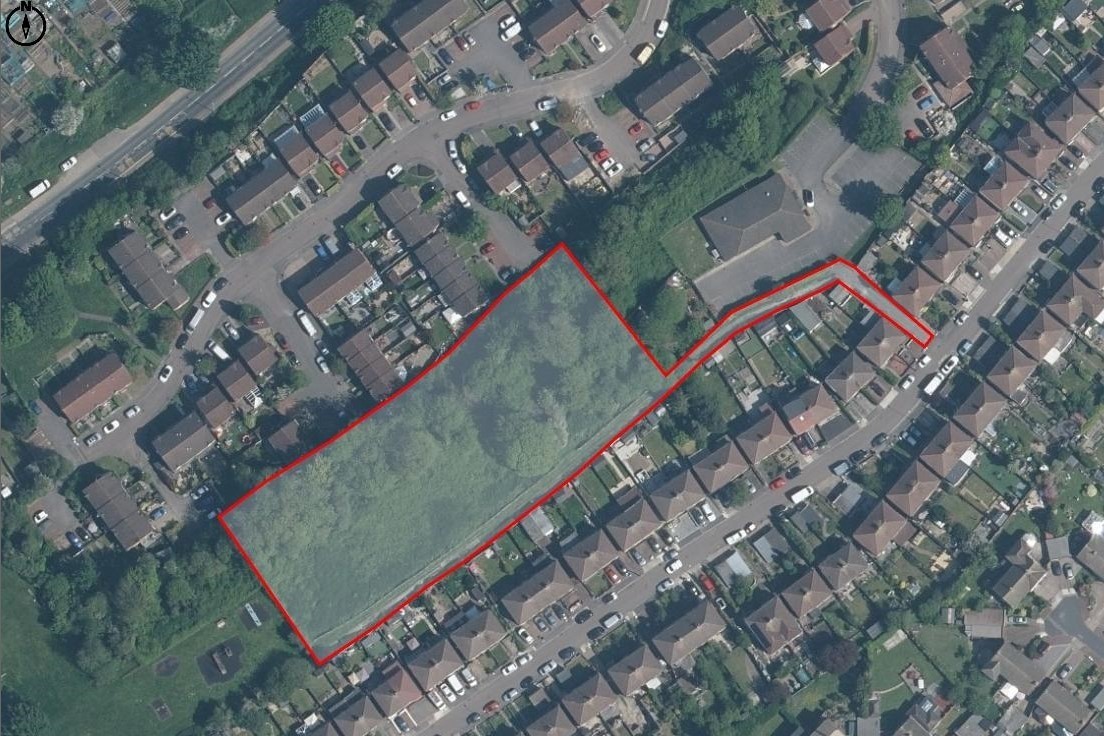 Land at 58 to 60 Crestway, Chatham, Medway, Kent ME5  0BH