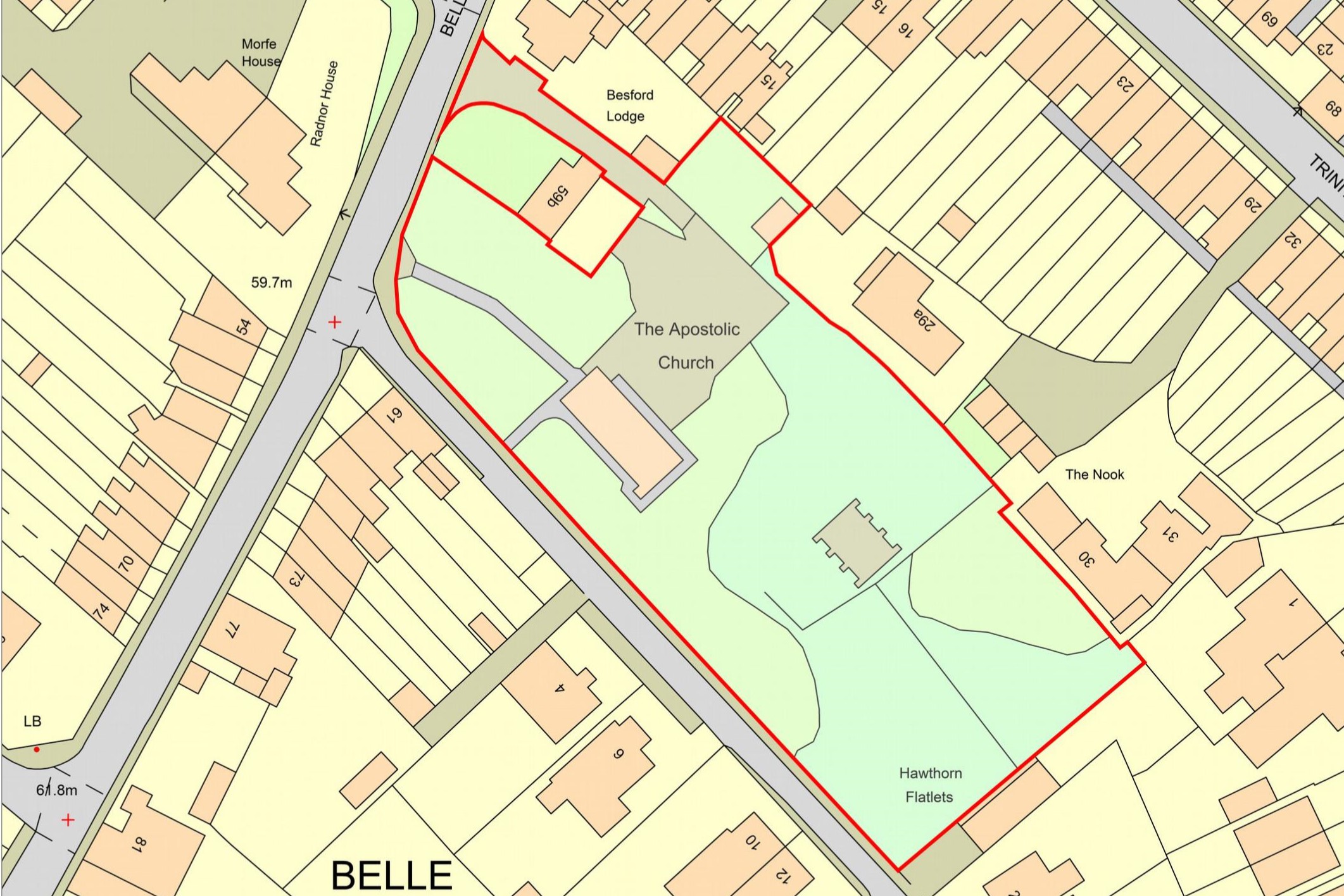 Former Church Hall, Belle Vue Road, Shrewsbury SY3 7LX