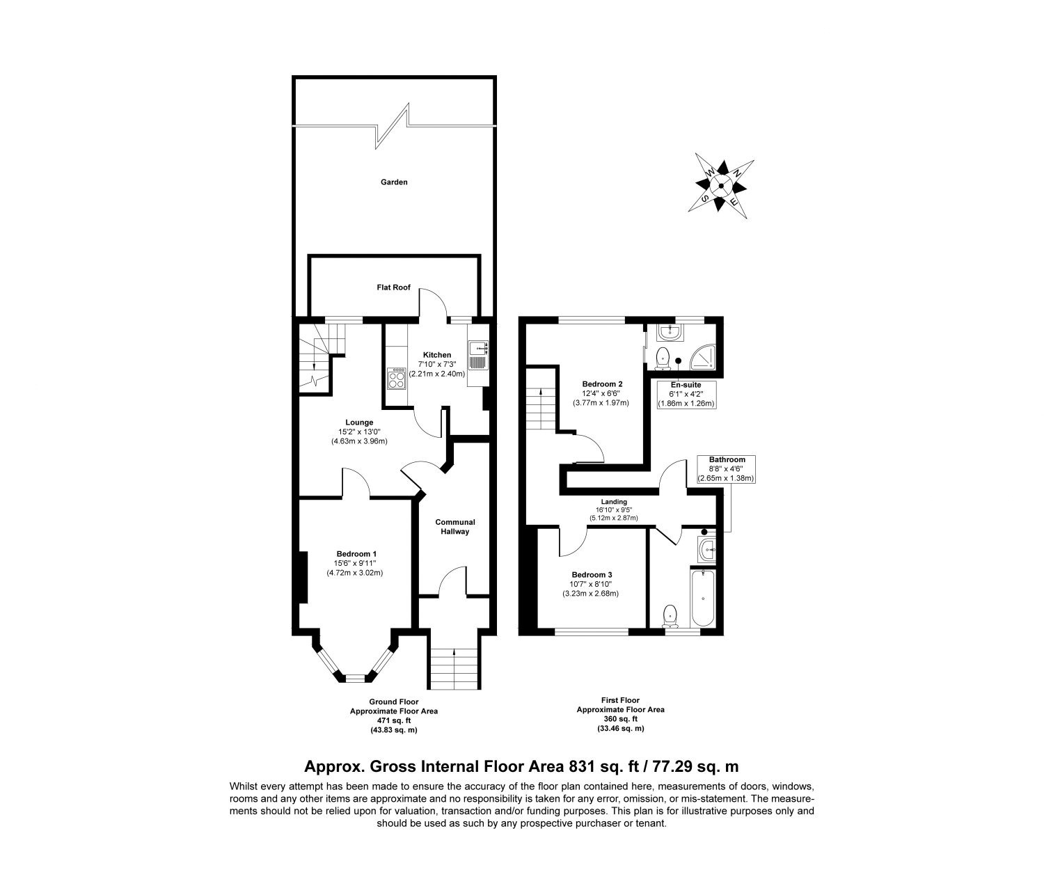 Flat 1, 71 Mount Nod, Streatham, London, SW16 2LP