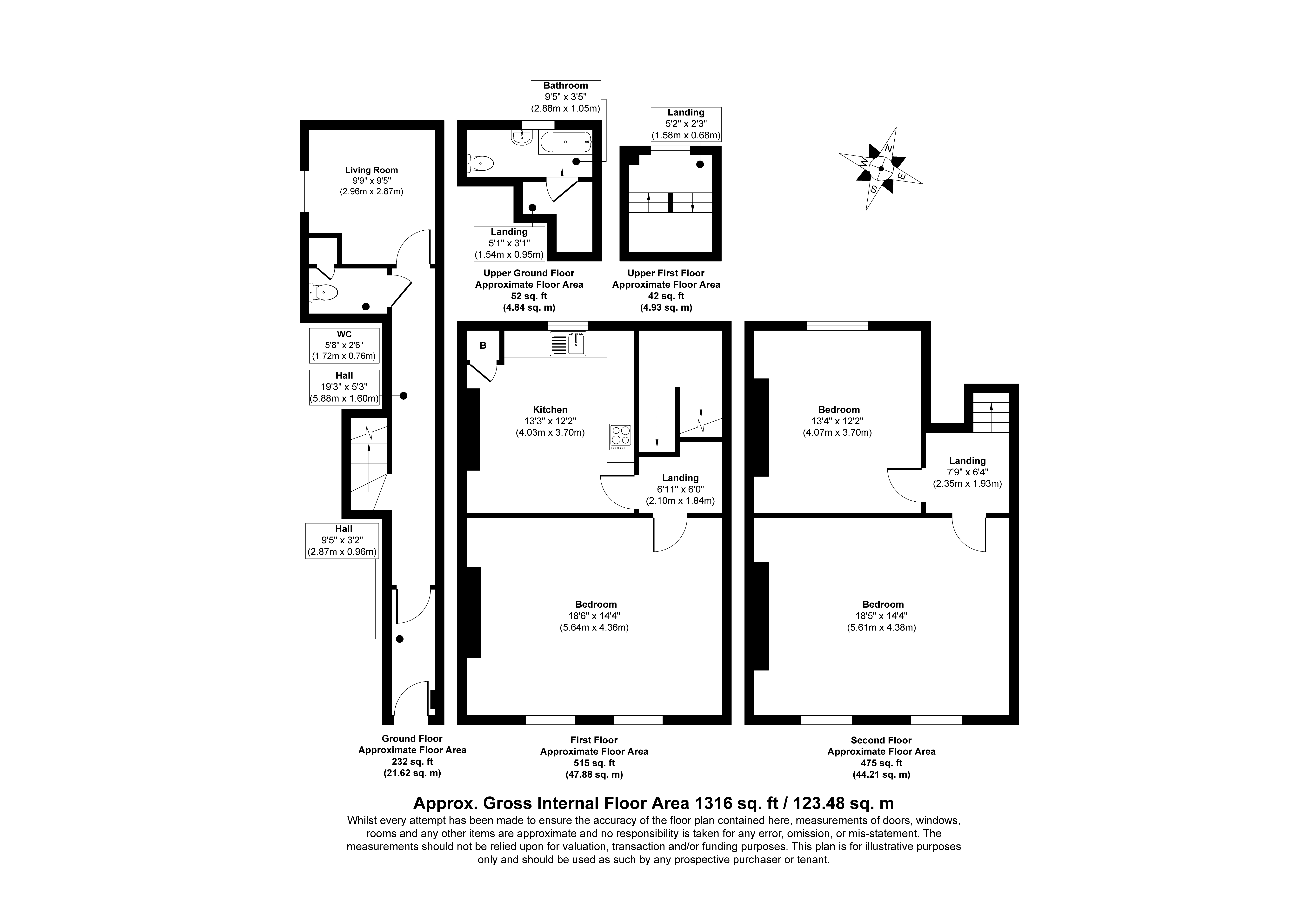 Upper Maisonette 50 Pembroke Road, Kensington, London, W8 6NX