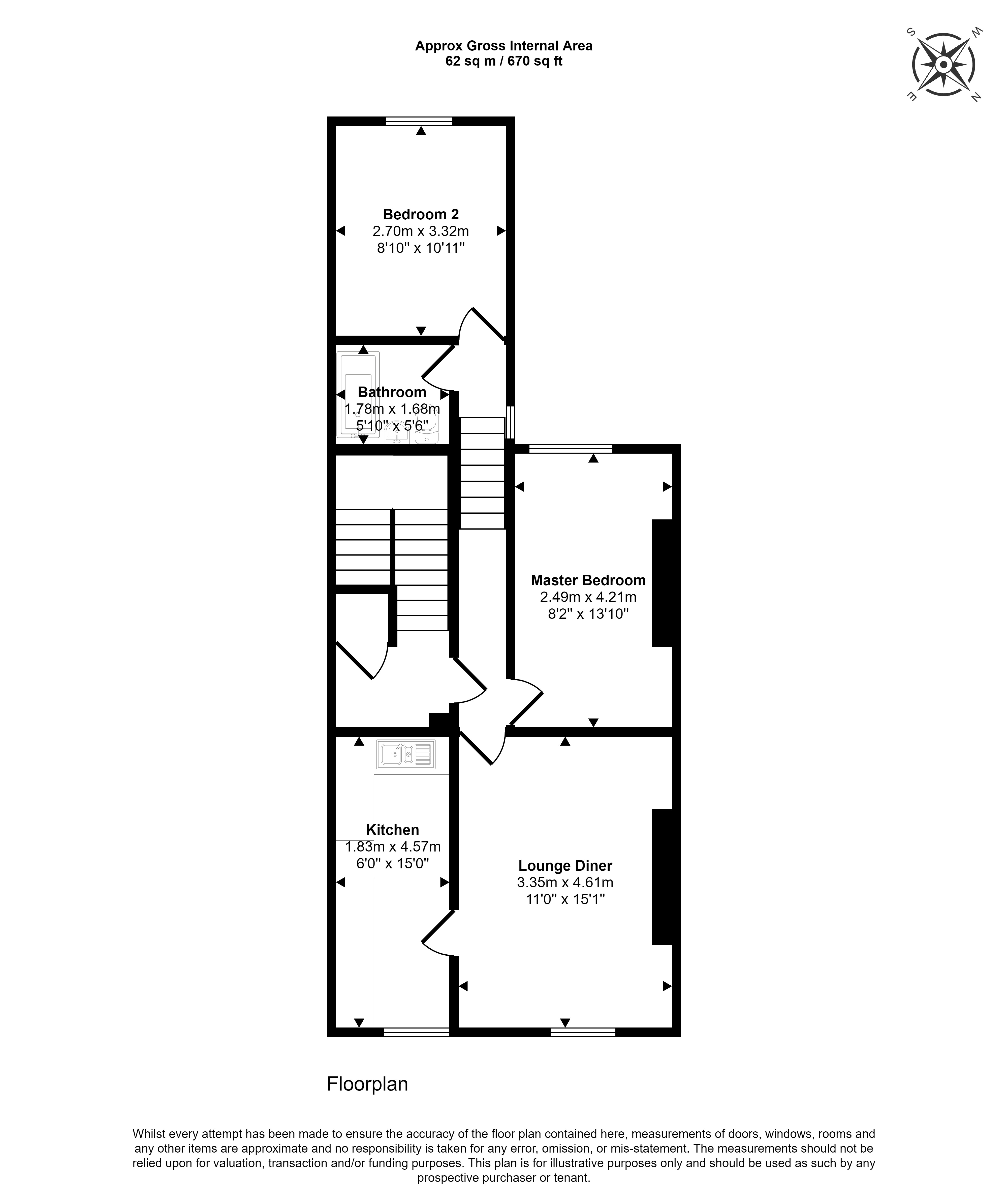 Second Floor, 132 Shirland Road, Maida Vale, London, W9 2BT