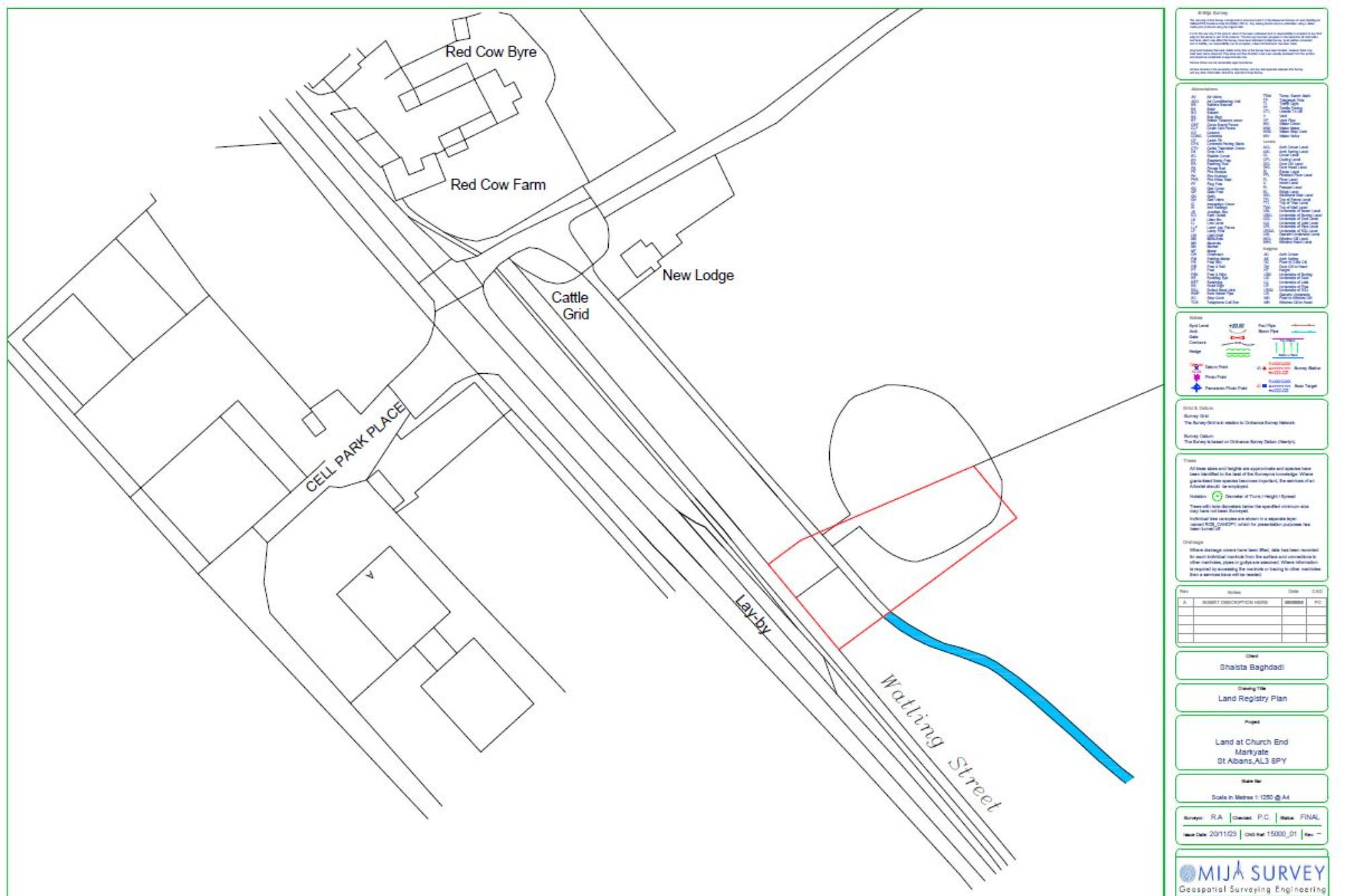 Cell Park Lane, Dunstable Road St Albans, AL3 8QJ