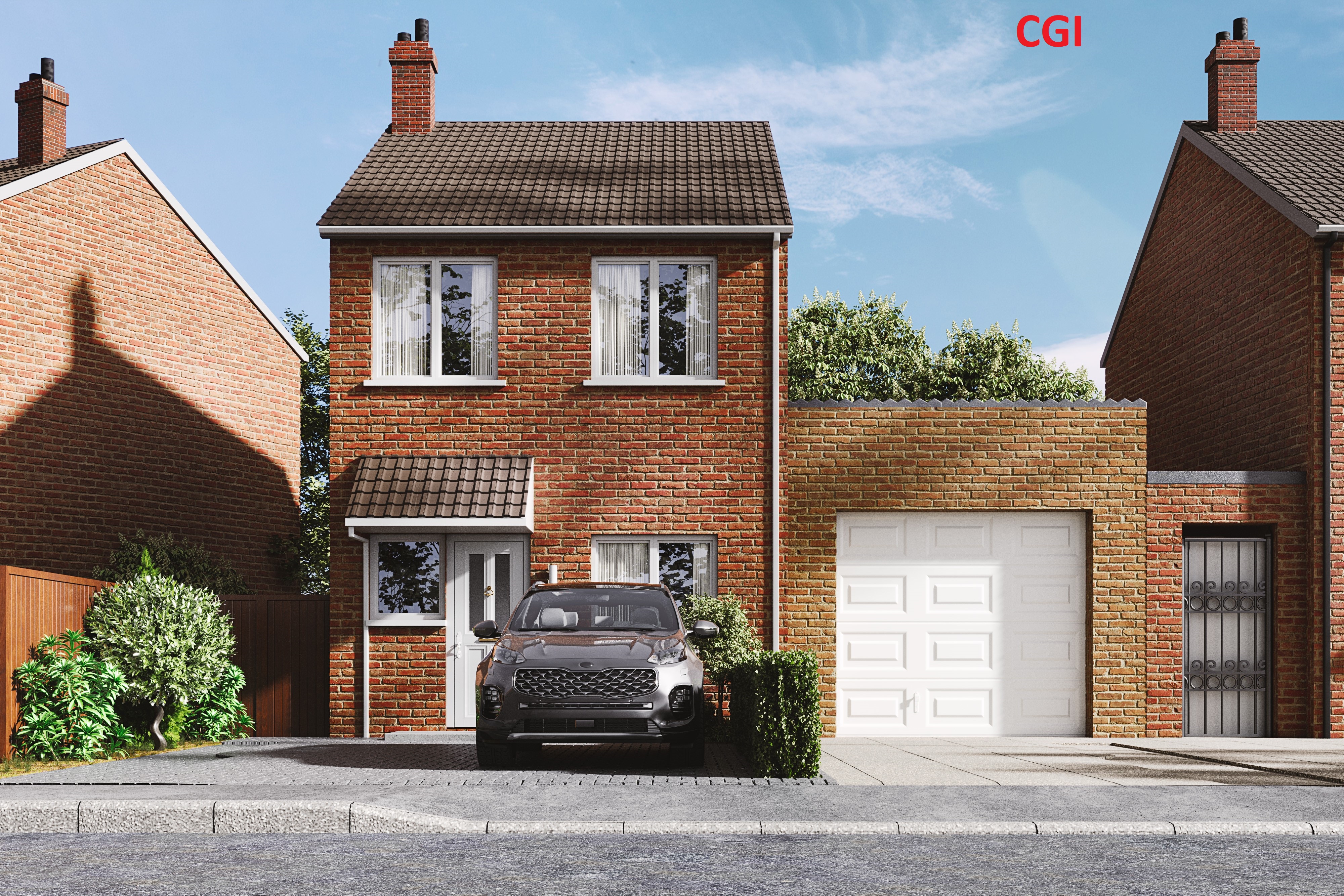 Land side of 1 Widmore Drive, Hemel Hempstead, Hertfordshire, HP2 5JJ