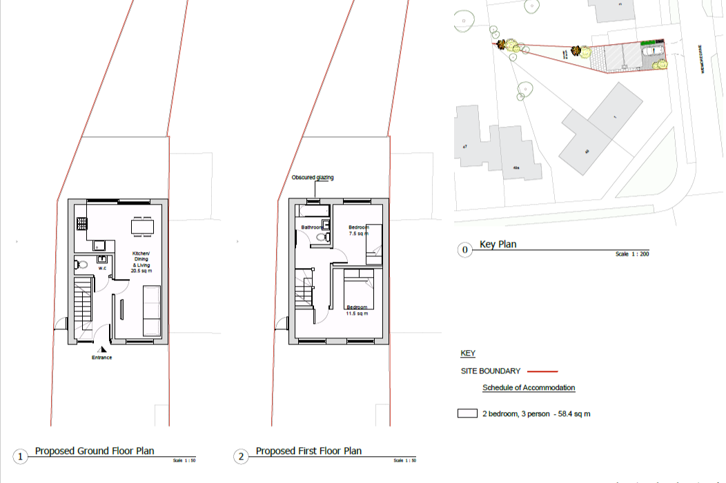 Land side of 1 Widmore Drive, Hemel Hempstead, Hertfordshire, HP2 5JJ