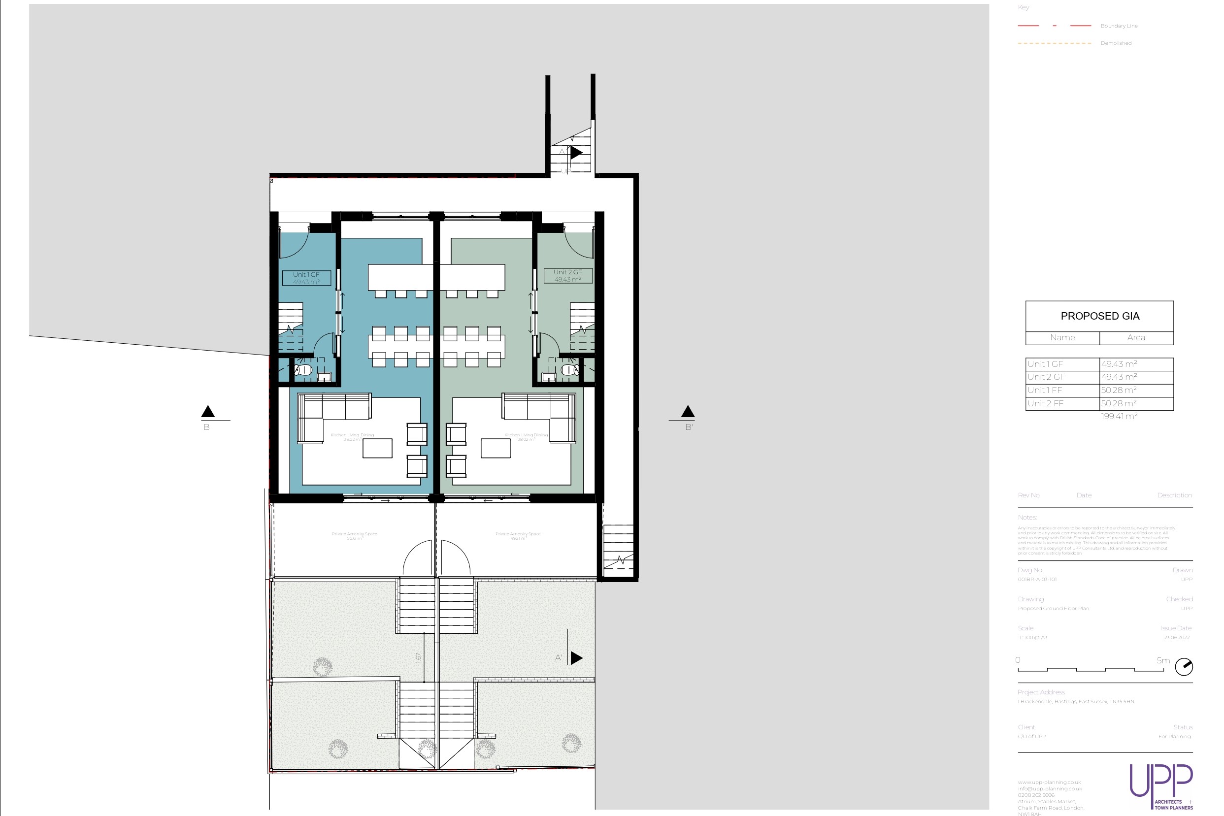 Land rear of 1 Brackendale, Hastings, East Sussex, TN35 5HN 
