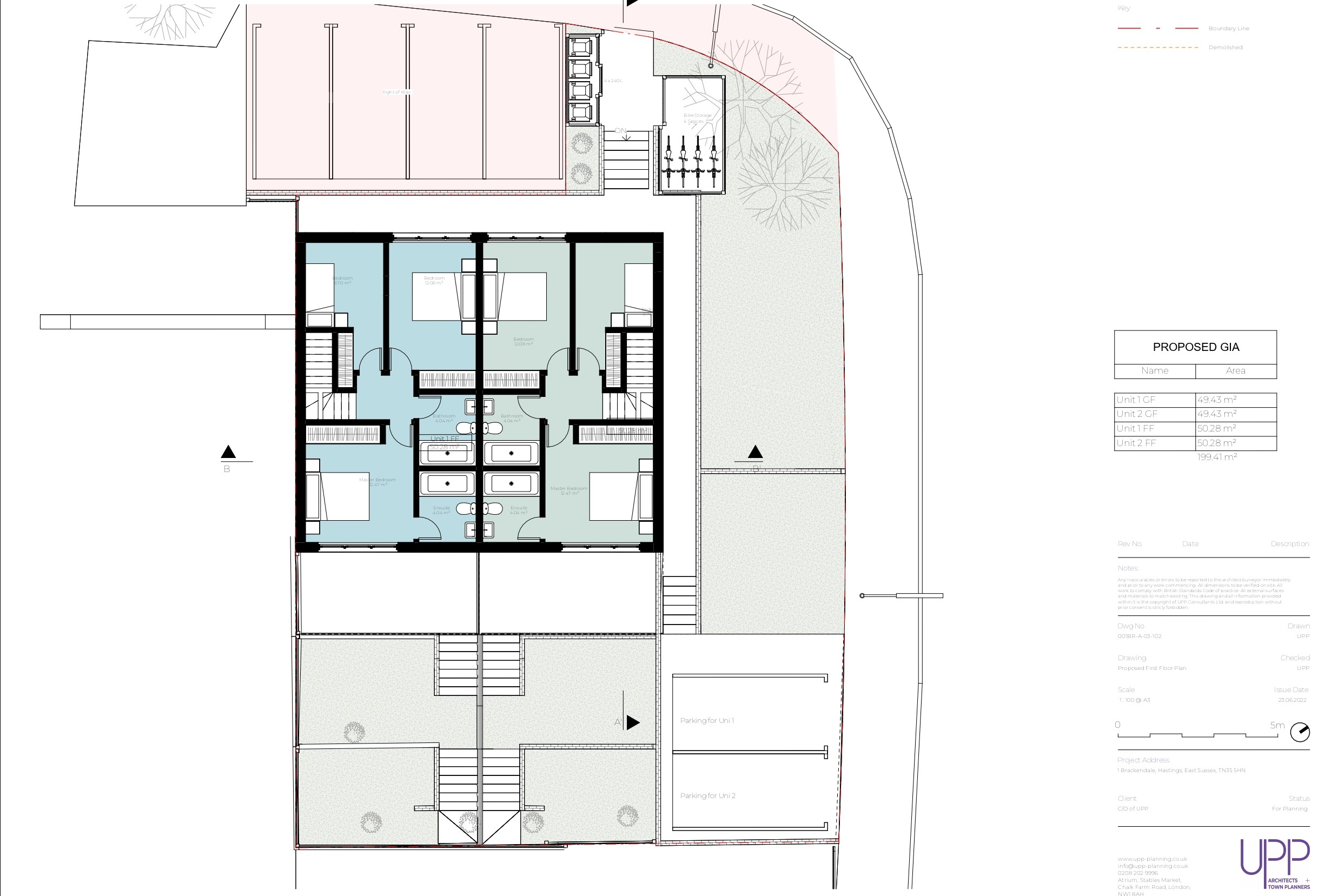 Land rear of 1 Brackendale, Hastings, East Sussex, TN35 5HN 
