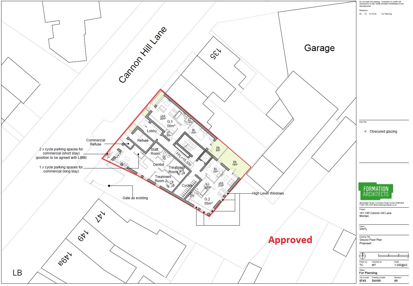 141-145 Cannon Hill Lane, Raynes Park, London SW20 9BZ