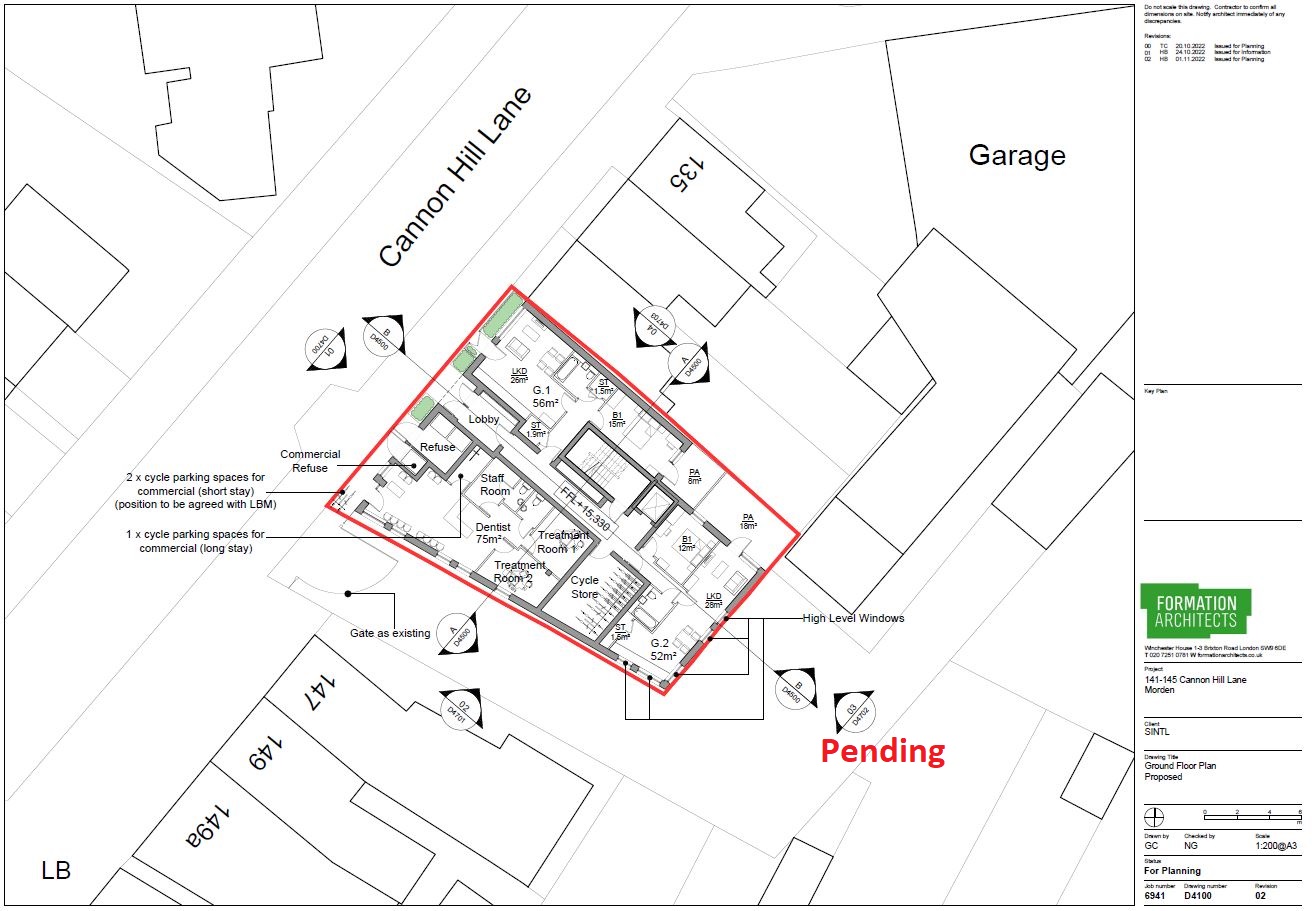 141-145 Cannon Hill Lane, Raynes Park, London SW20 9BZ