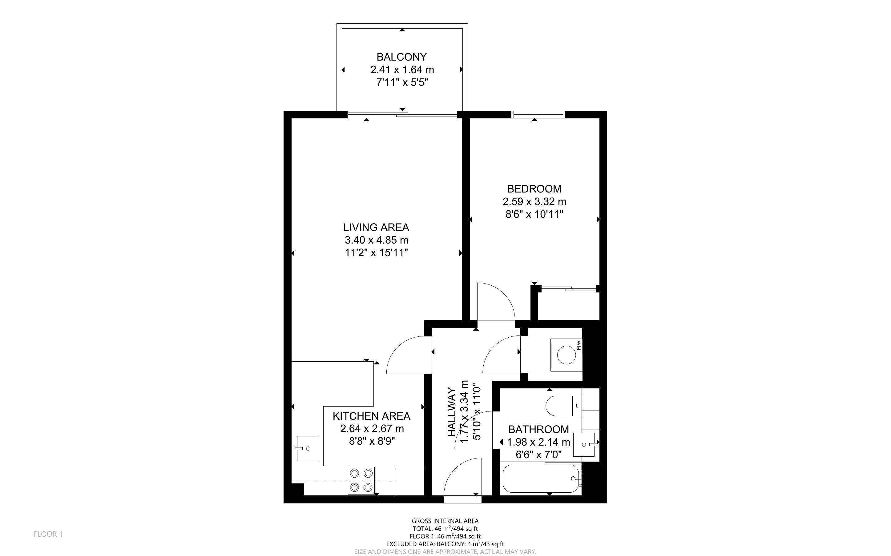 Flat 24 Keats Apartments, 6 Saffron Central Square, Croydon, CR0 2FT