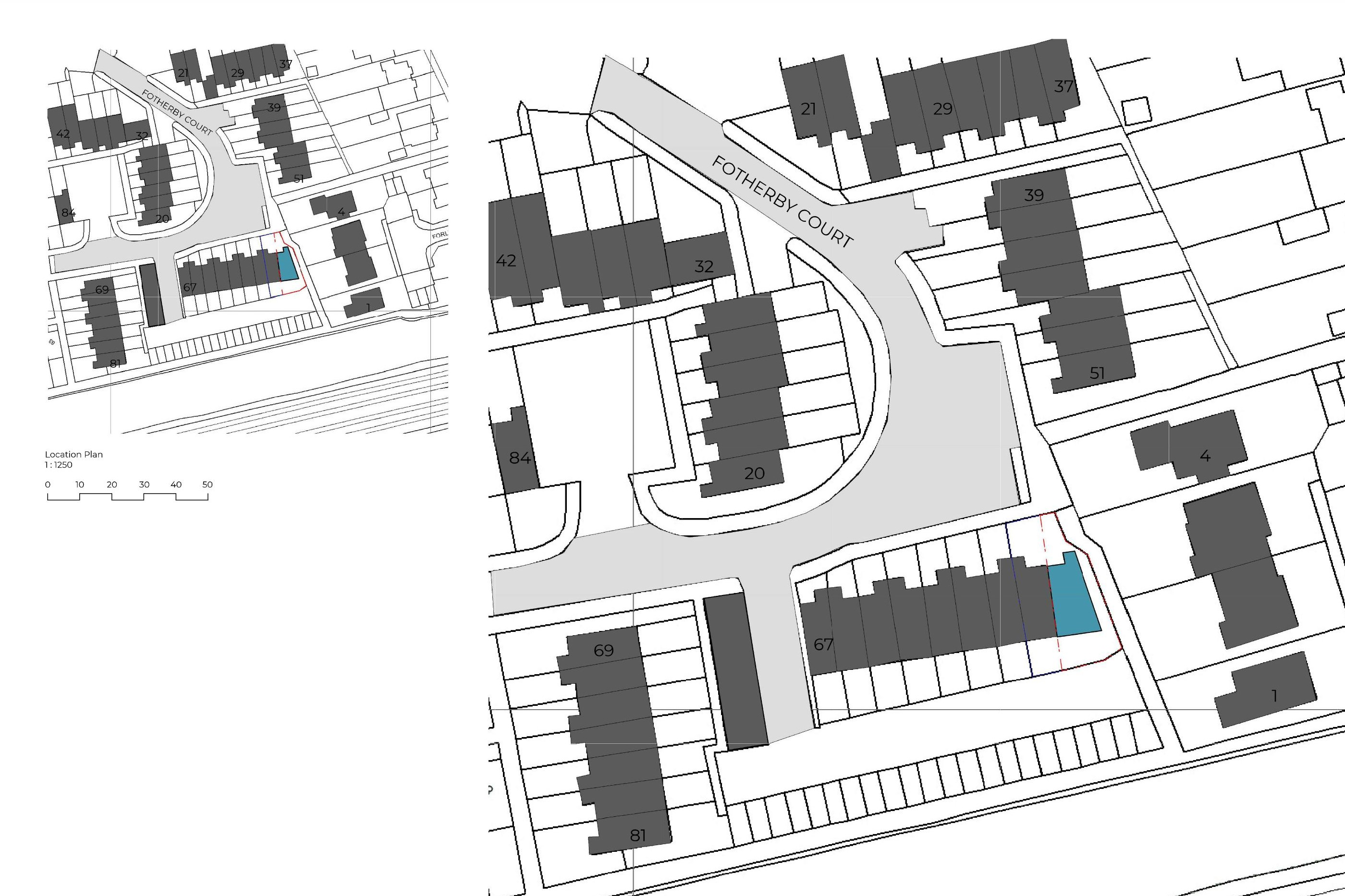 Land adjacent 53 Fotherby Court, Maidenhead, Berkshire, SL6 1SU
