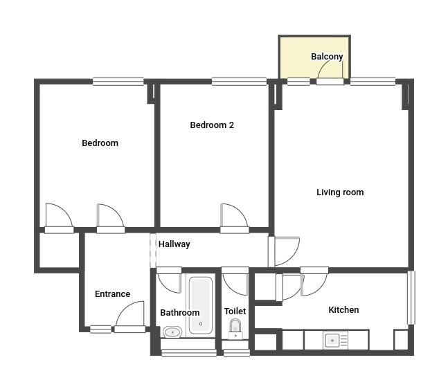 36 Laburnum Court, Laburnum Street, Haggerston, London, E2 8BH