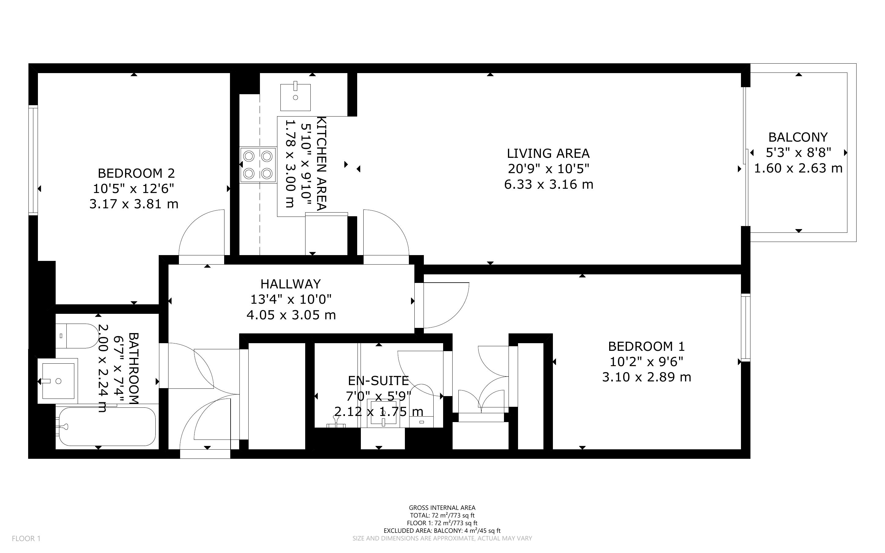 Flat 41 Keats Apartments, 6 Saffron Central Square, Croydon, CR0 2FT