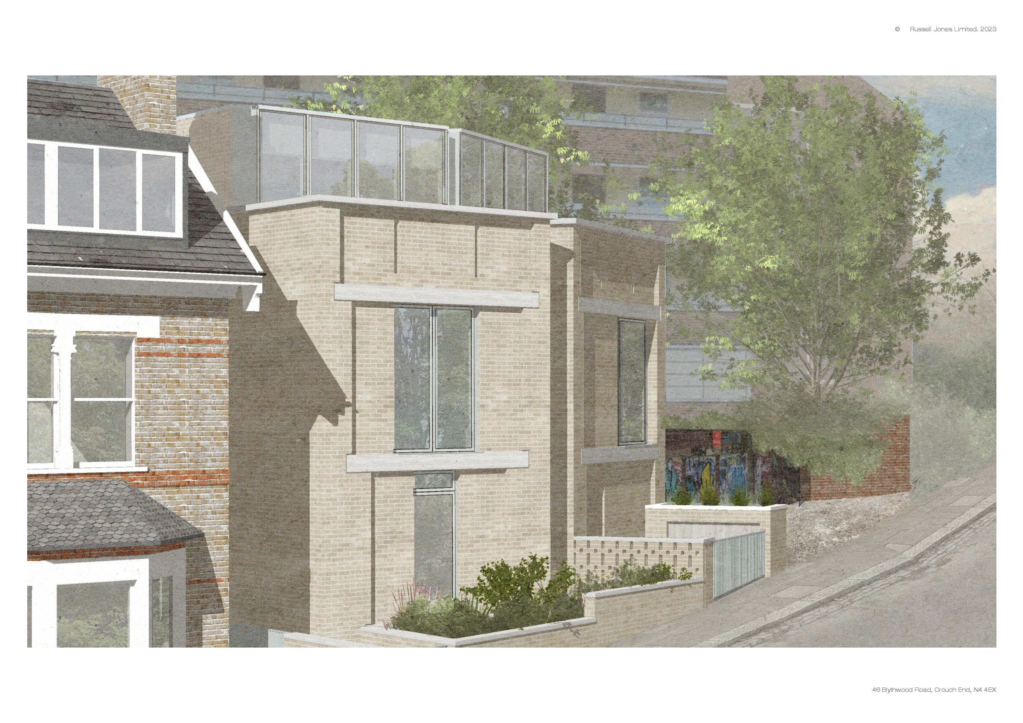 Land at 46 Blythwood Road, Crouch End, London N4 4EX
