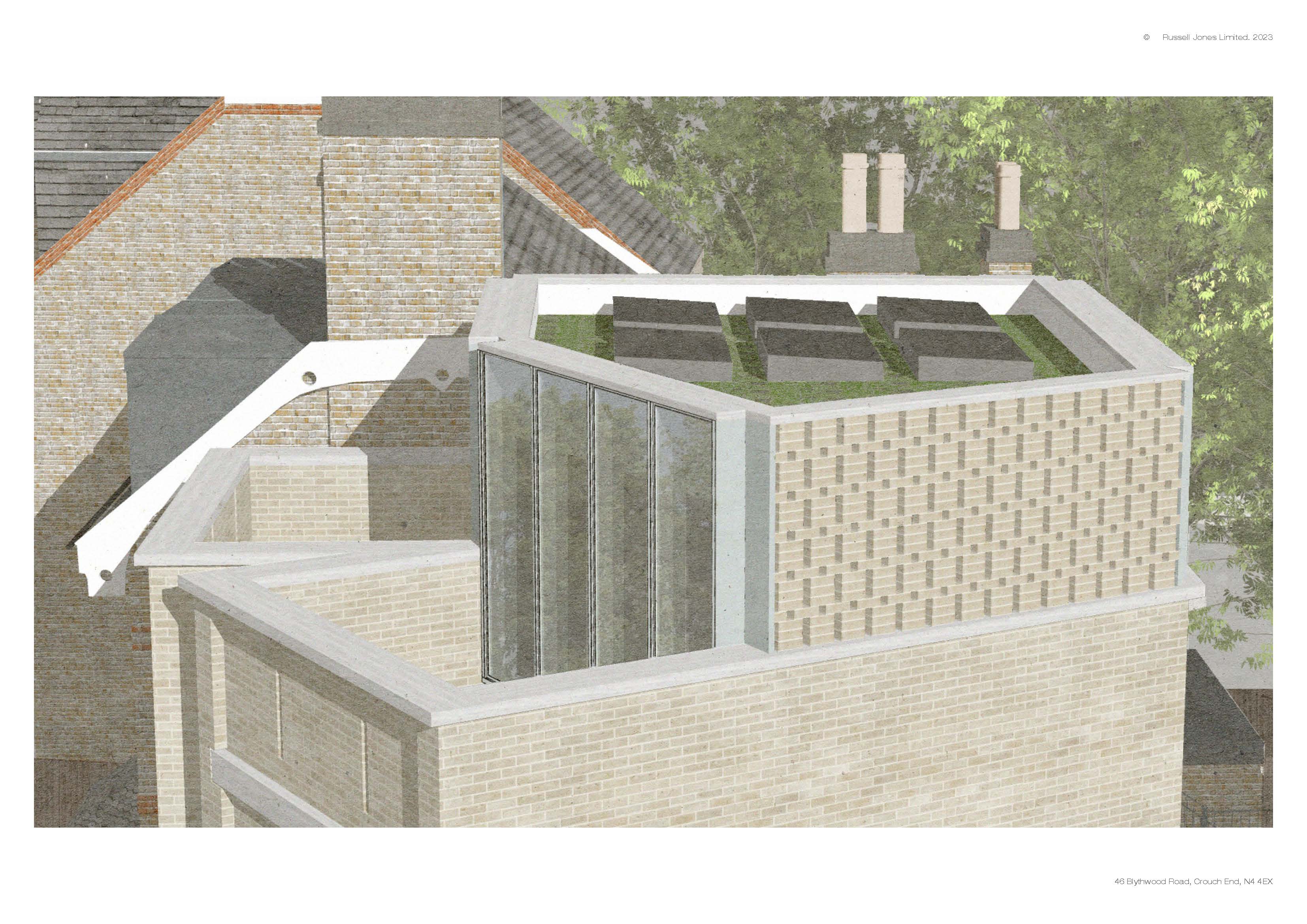 Land at 46 Blythwood Road, Crouch End, London N4 4EX