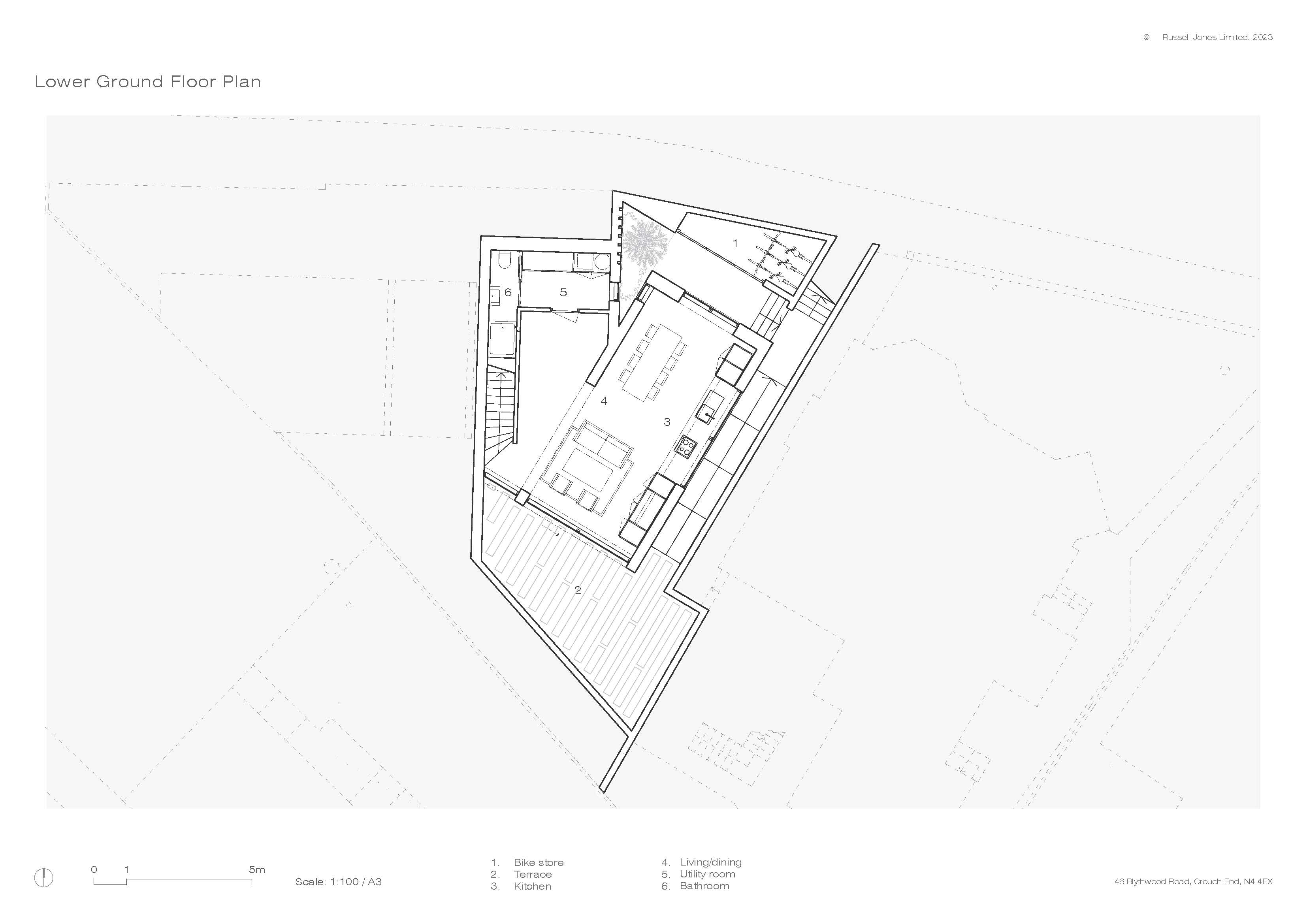 Land at 46 Blythwood Road, Crouch End, London N4 4EX