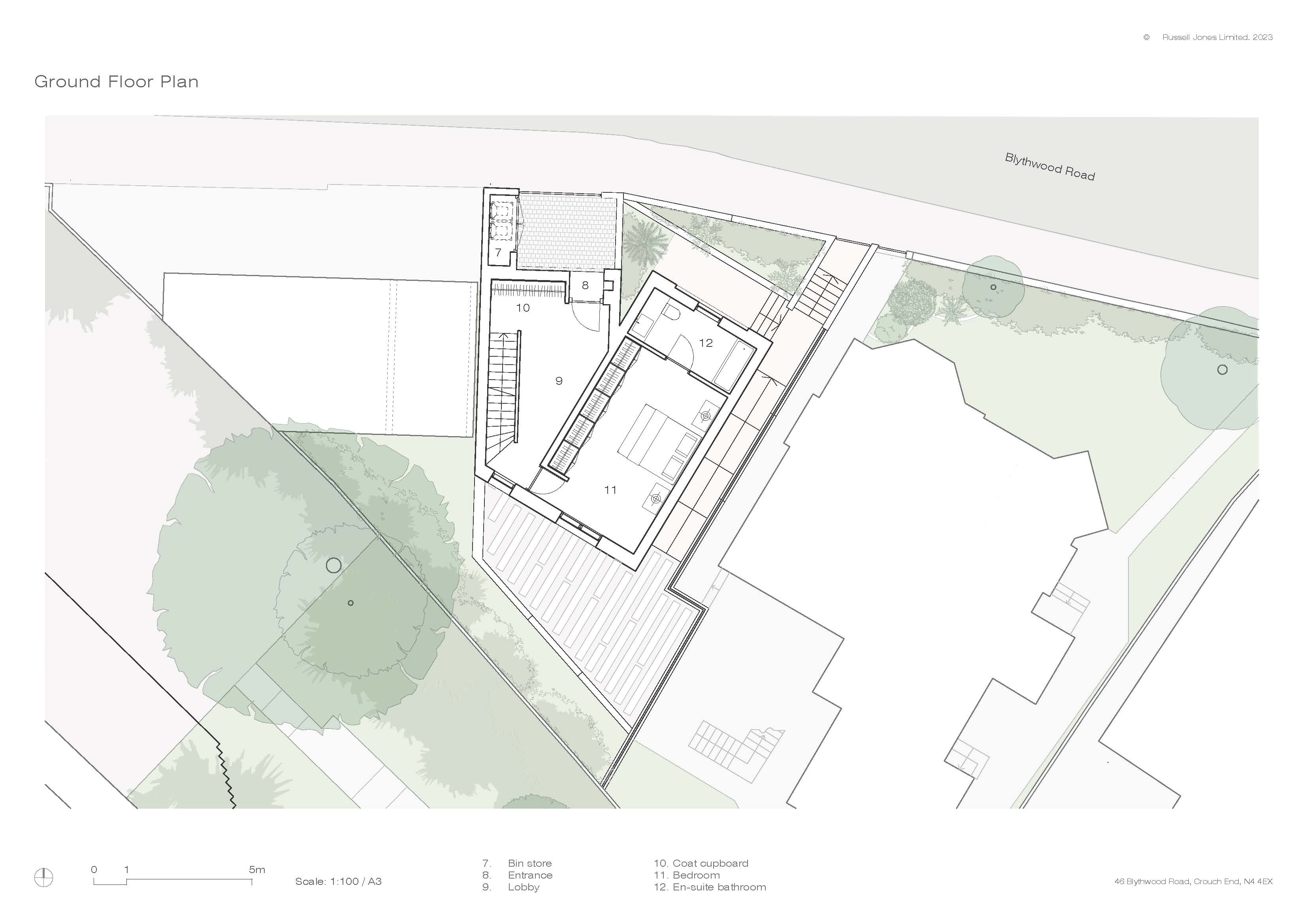 Land at 46 Blythwood Road, Crouch End, London N4 4EX