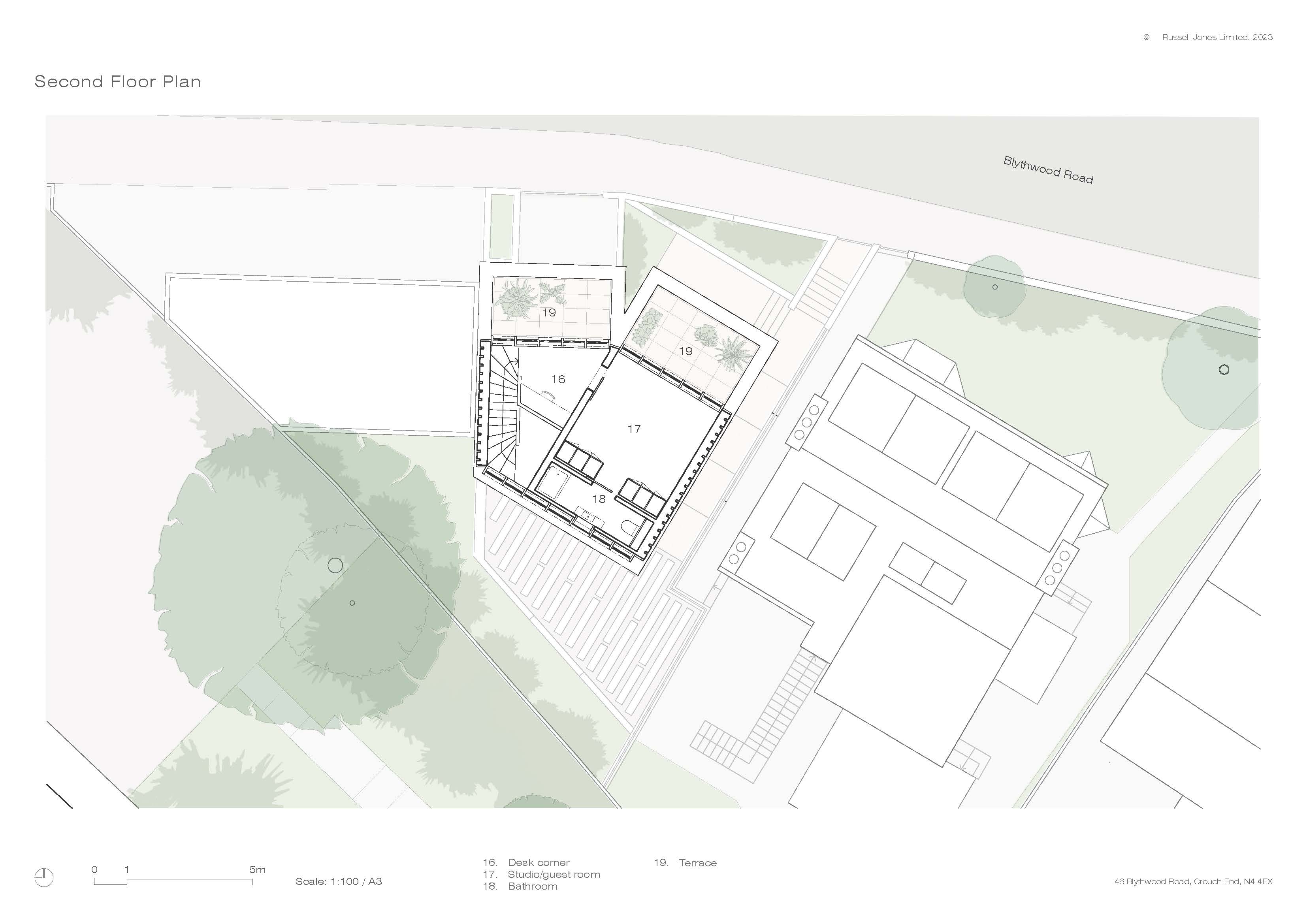 Land at 46 Blythwood Road, Crouch End, London N4 4EX