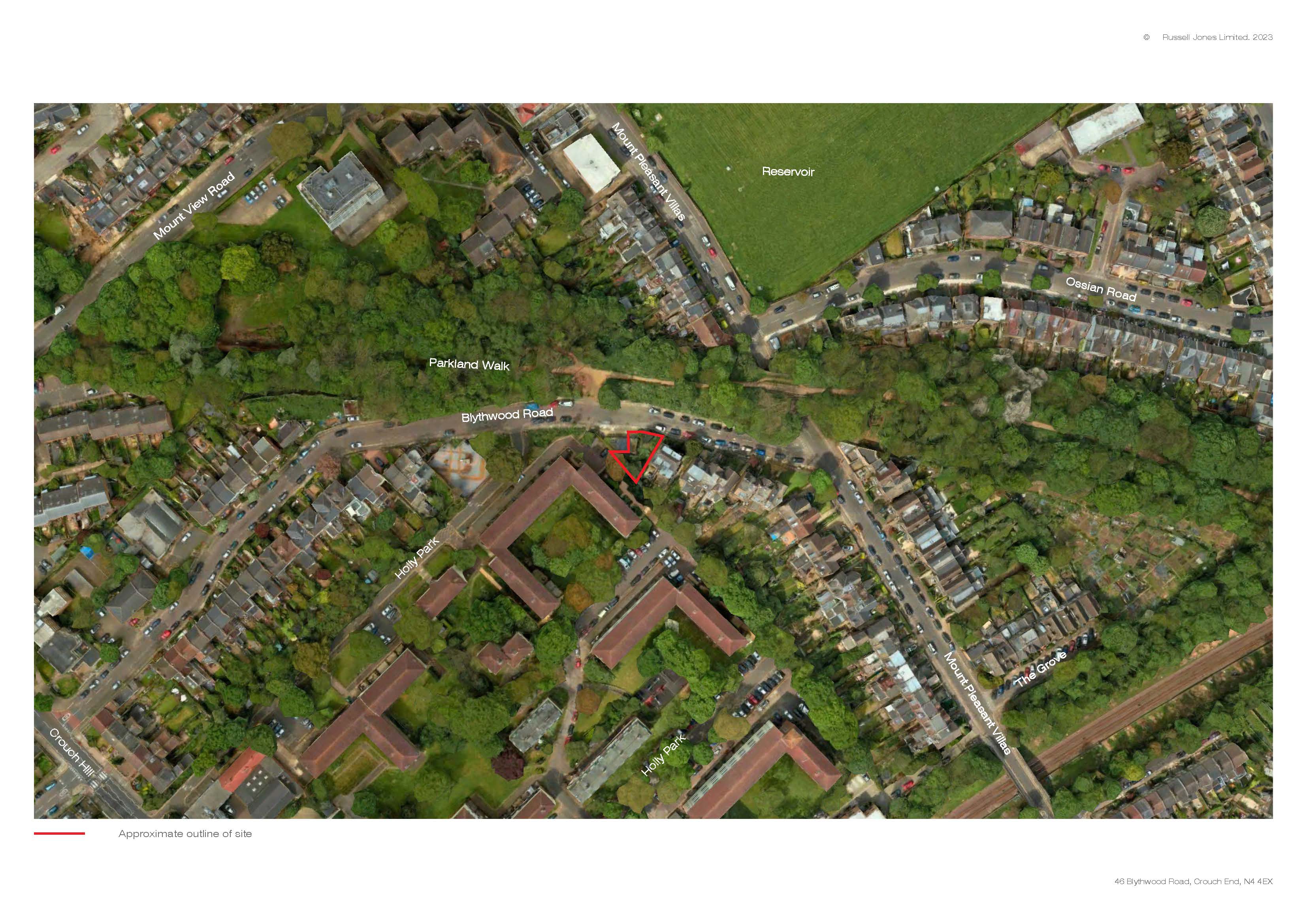 Land at 46 Blythwood Road, Crouch End, London N4 4EX