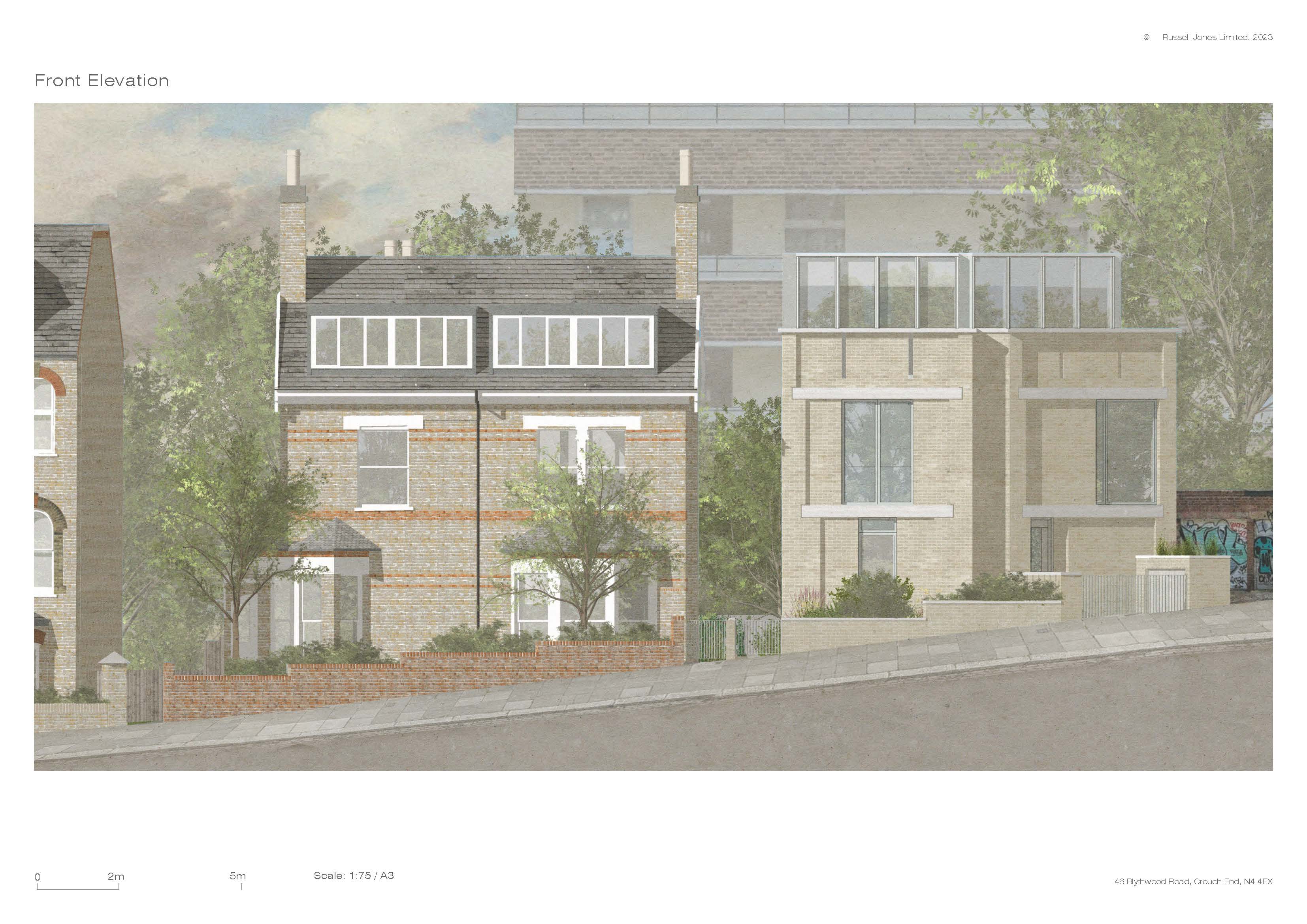 Land at 46 Blythwood Road, Crouch End, London N4 4EX