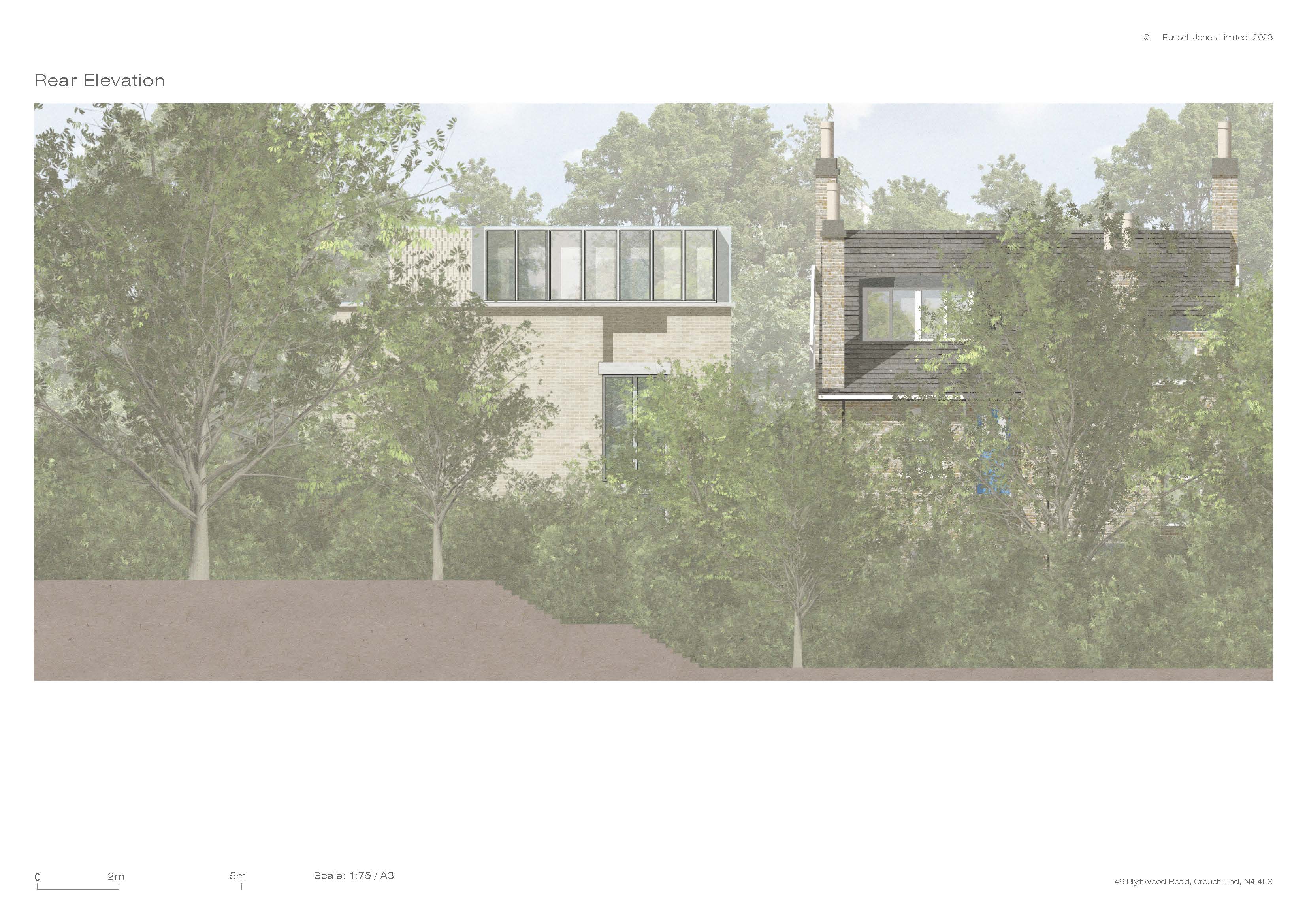 Land at 46 Blythwood Road, Crouch End, London N4 4EX
